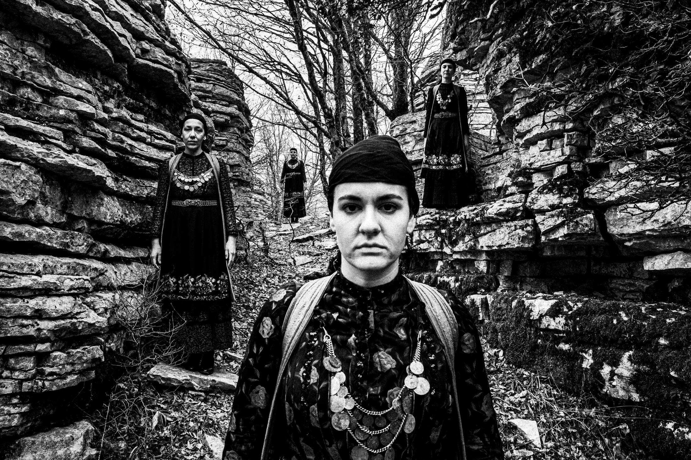 Zagori, Epirus, Greece. The local women's dresses. Photography by George Tatakis