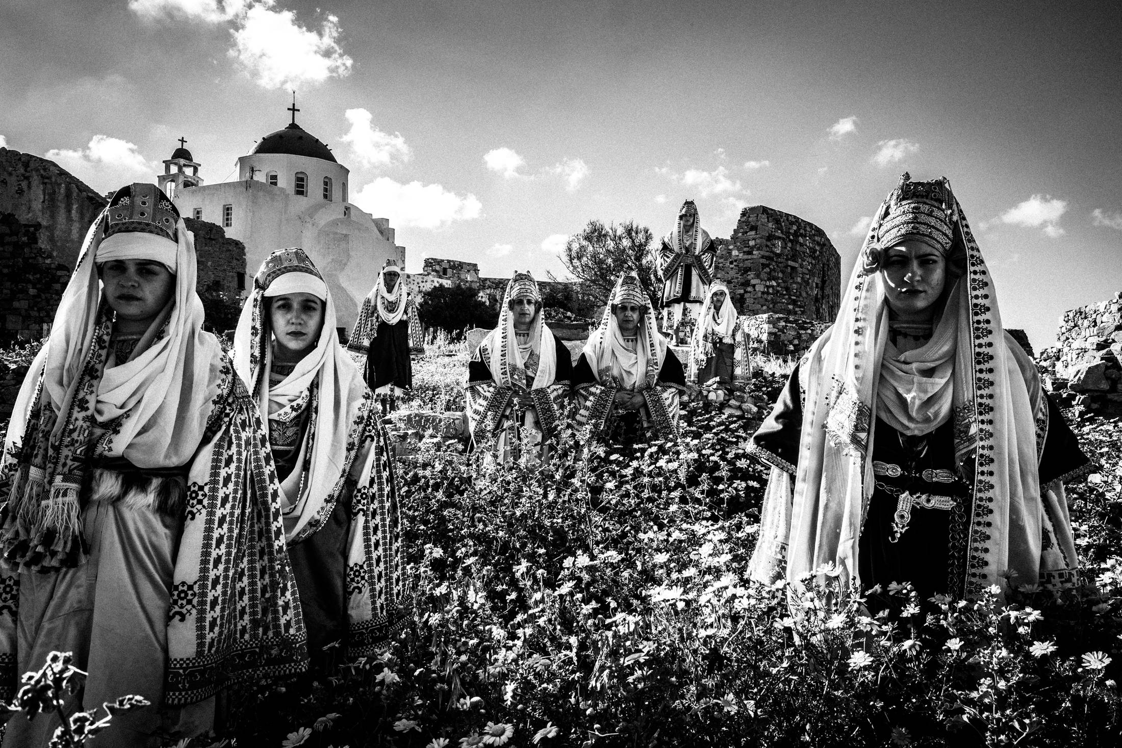 Inside the walls of the castle of Astypalaea, by photographer George Tatakis