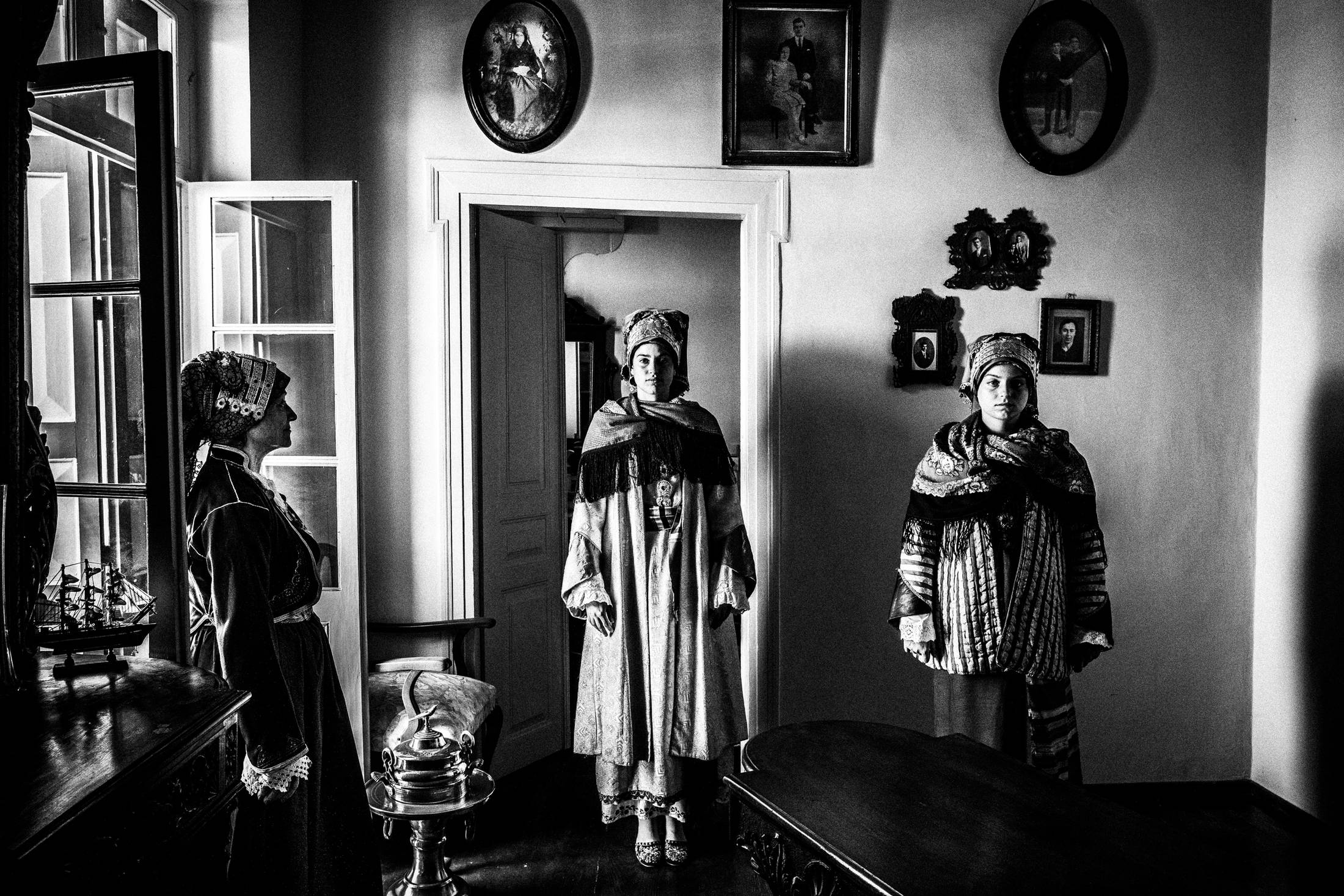 Inside a local traditional house at Symi island, by photographer George Tatakis