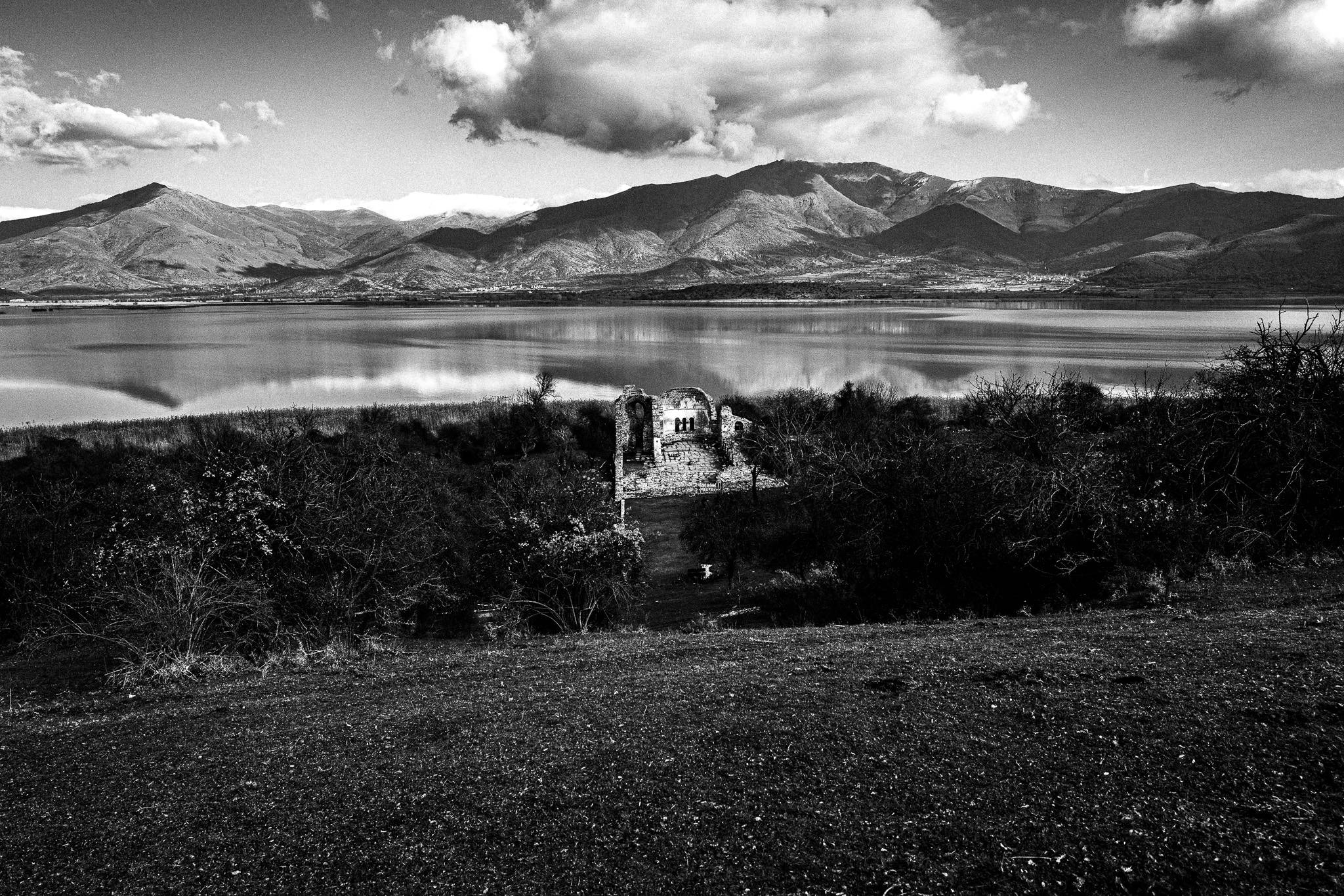 St Achillios islet, Pagan Christmas customs of Northern Greece, by photographer George Tatakis