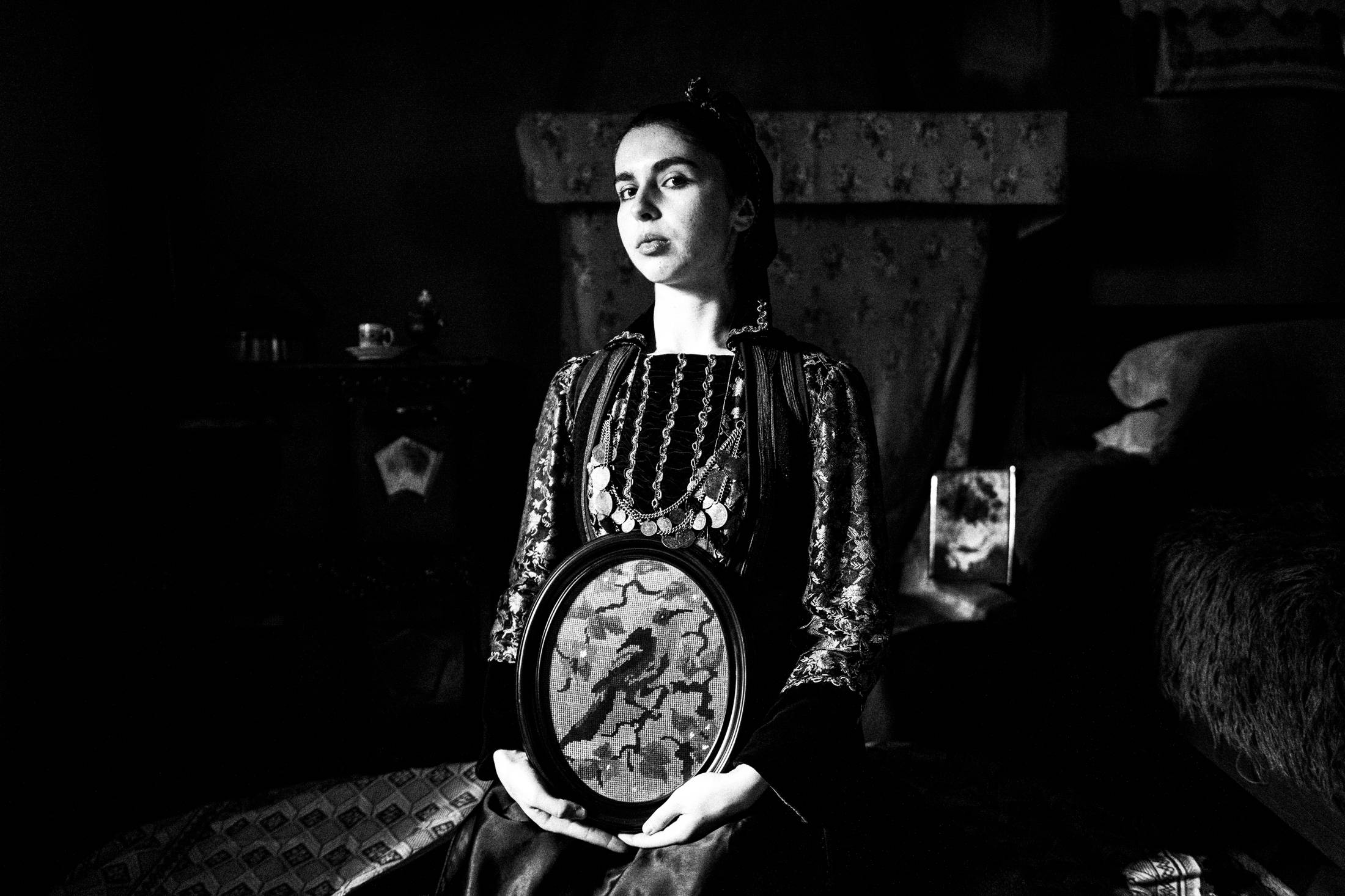 Kerasovo, Konitsa, Epirus, Greece. The local women's dresses. Photography by George Tatakis