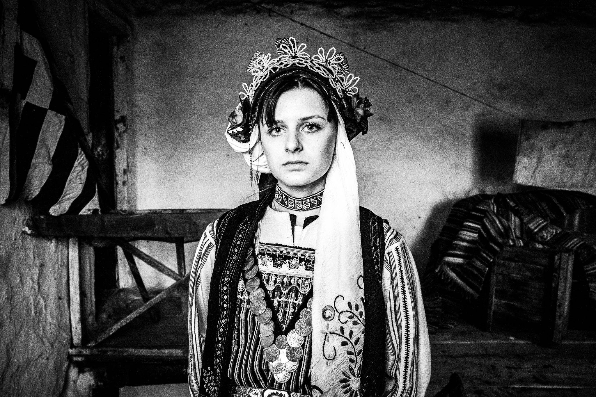 Inside a traditional house of Paliouri in Evros, Thrace, Greece, by photographer George Tatakis