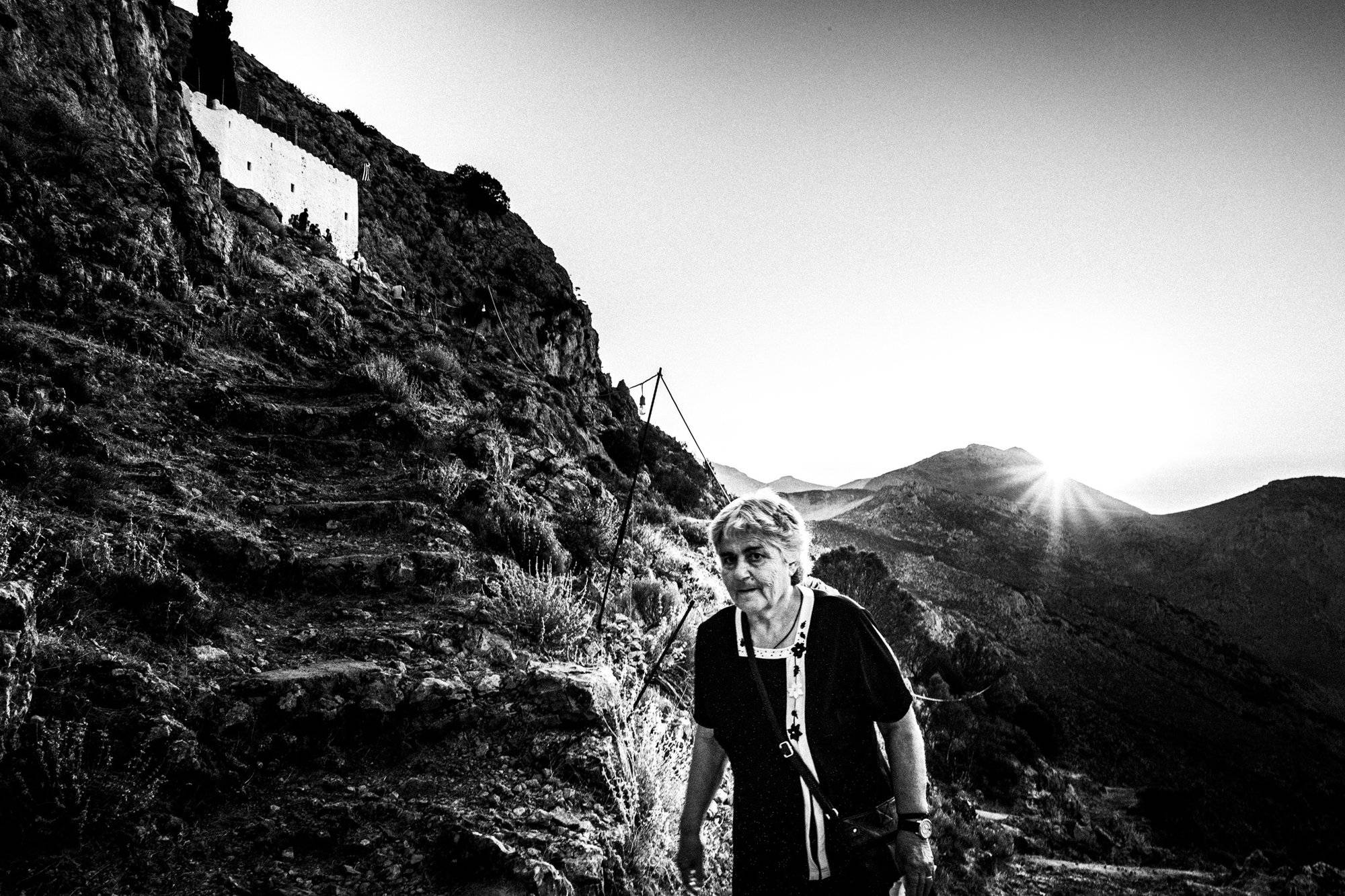 Hiking to the Monastery Greece. South Aegean. Kalymnos. © George Tatakis