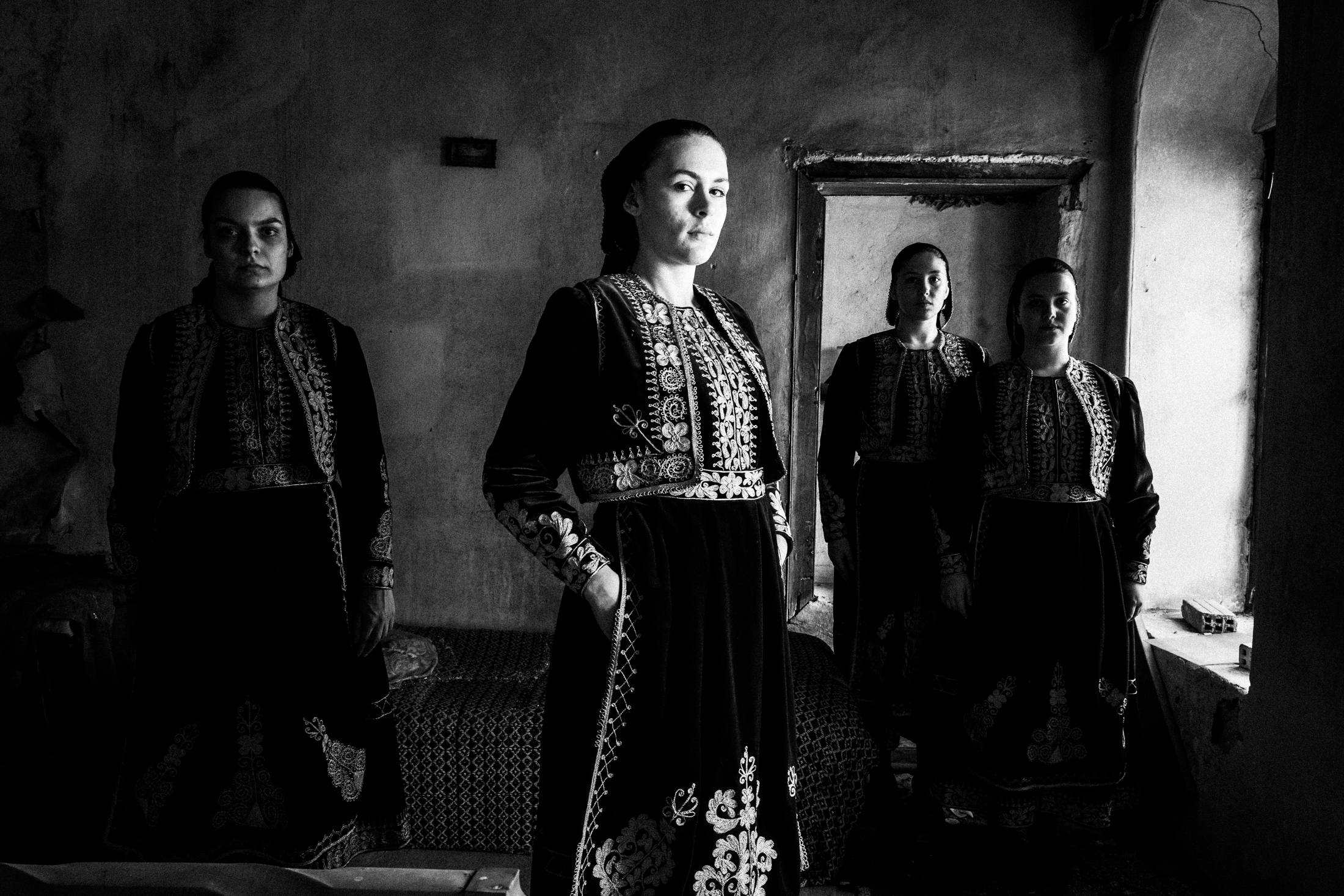 Filiates, Thesprotia, Epirus, Greece. The local women's dresses. Photography by George Tatakis.