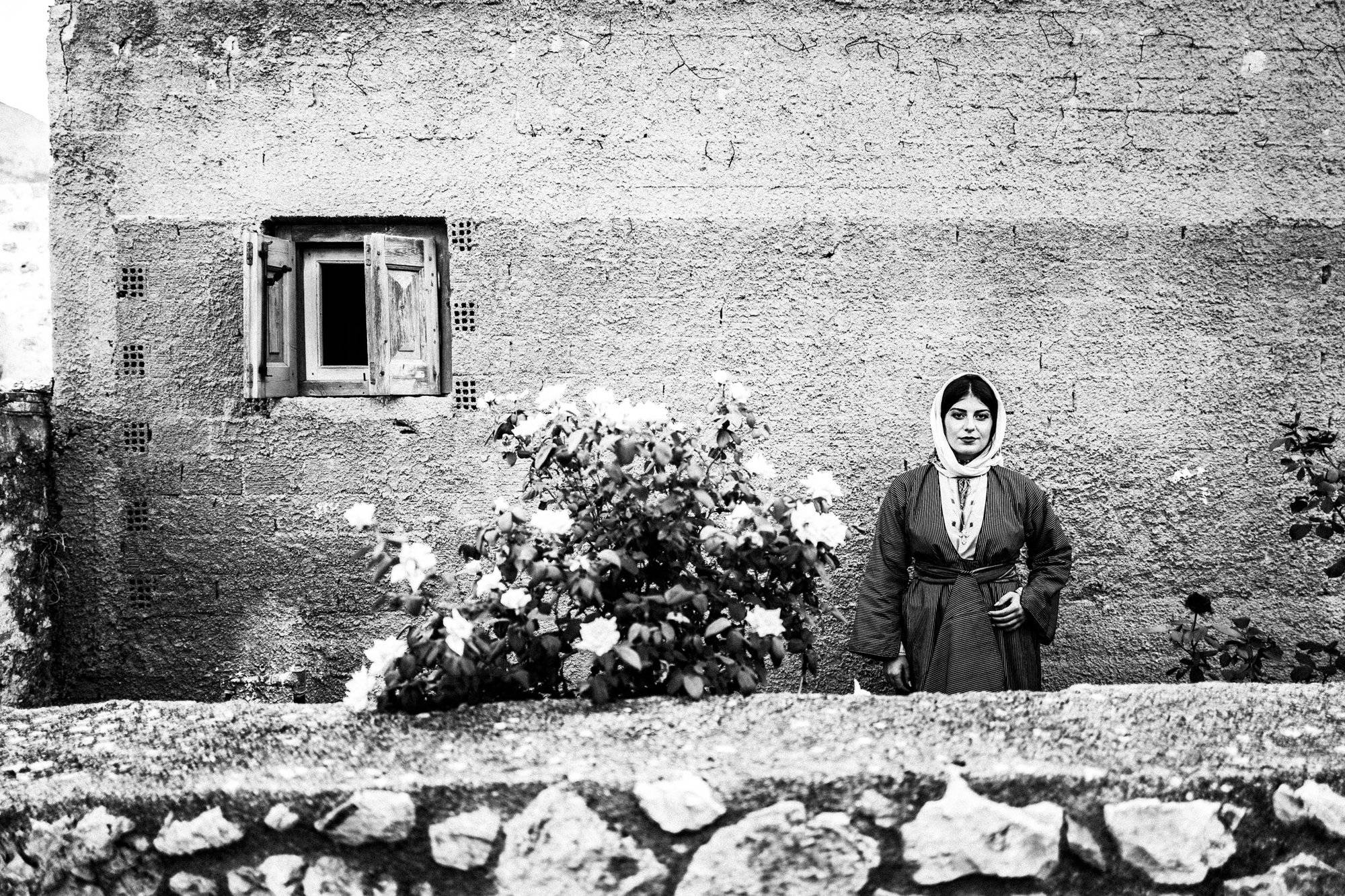 Maria in the traditional Kavathe Greece. South Aegean. Kalymnos. © George Tatakis