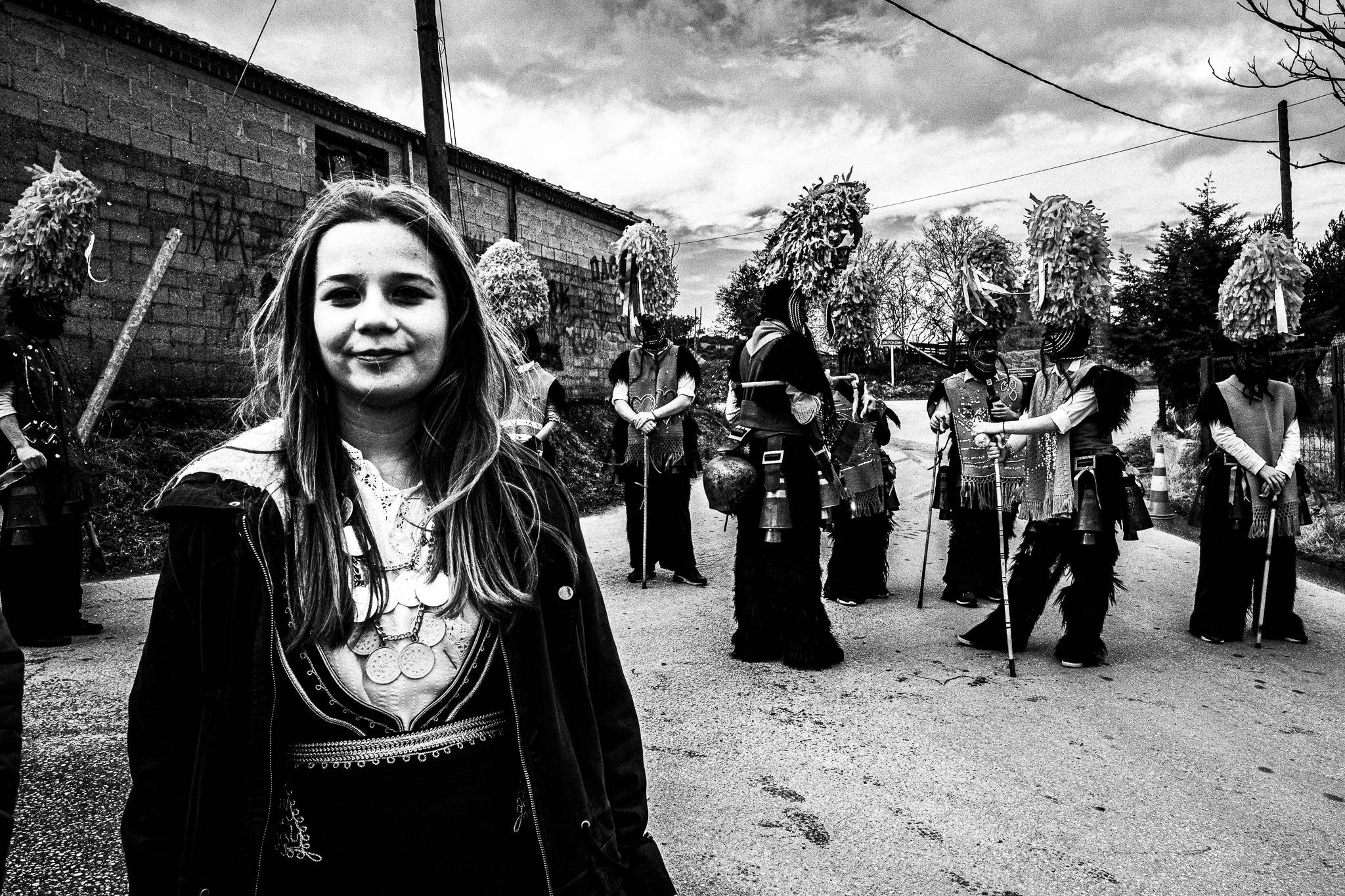 Arapides of Profitis village, Pagan Christmas customs of Northern Greece, by photographer George Tatakis