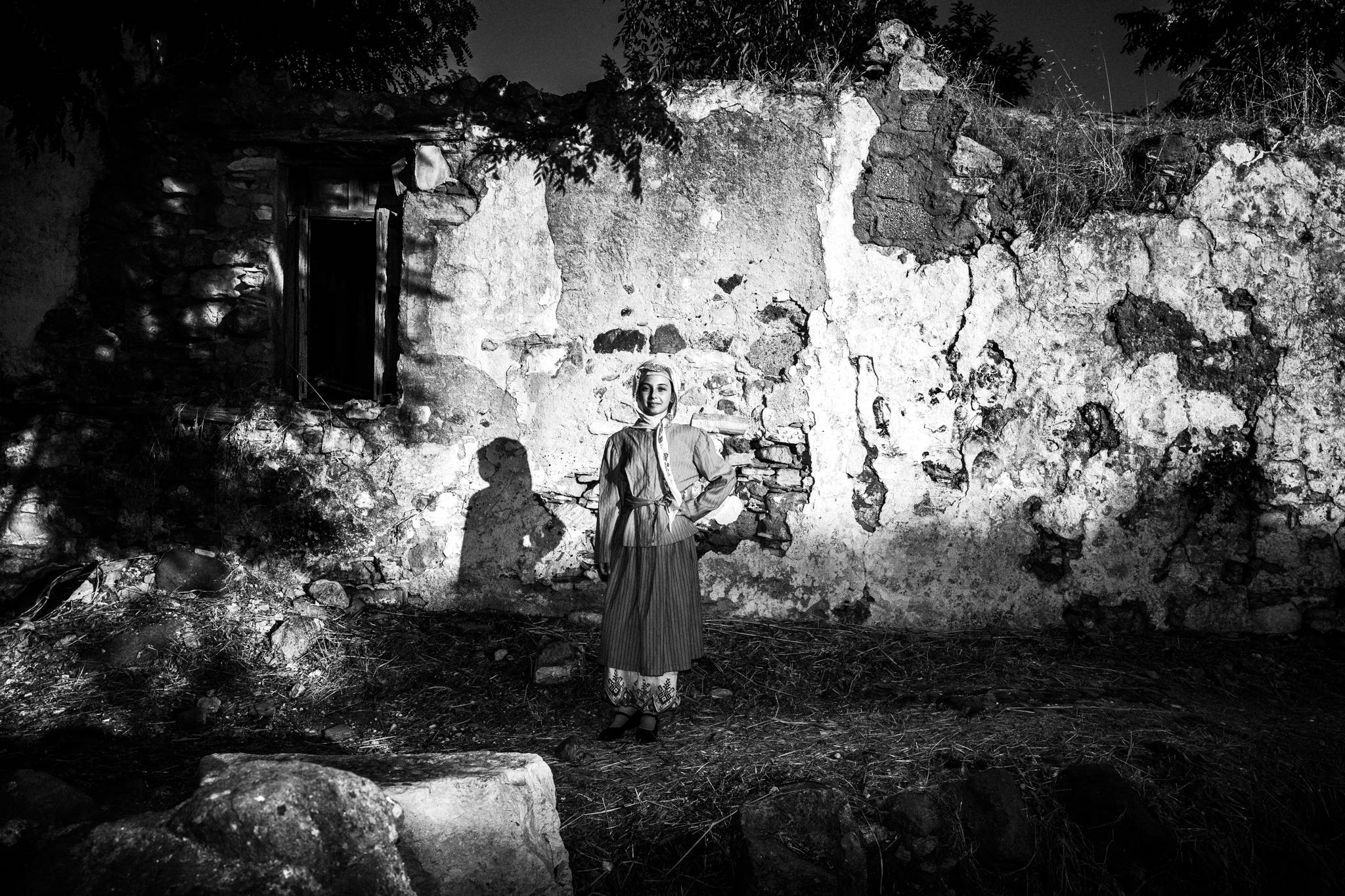 Traditional costumes in Kos by photographer George Tatakis
