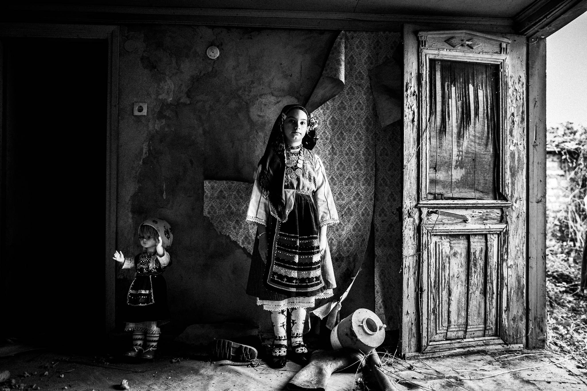 Inside a traditional house in Metaxades, Evros, Thrace, Greece, by photographer George Tatakis