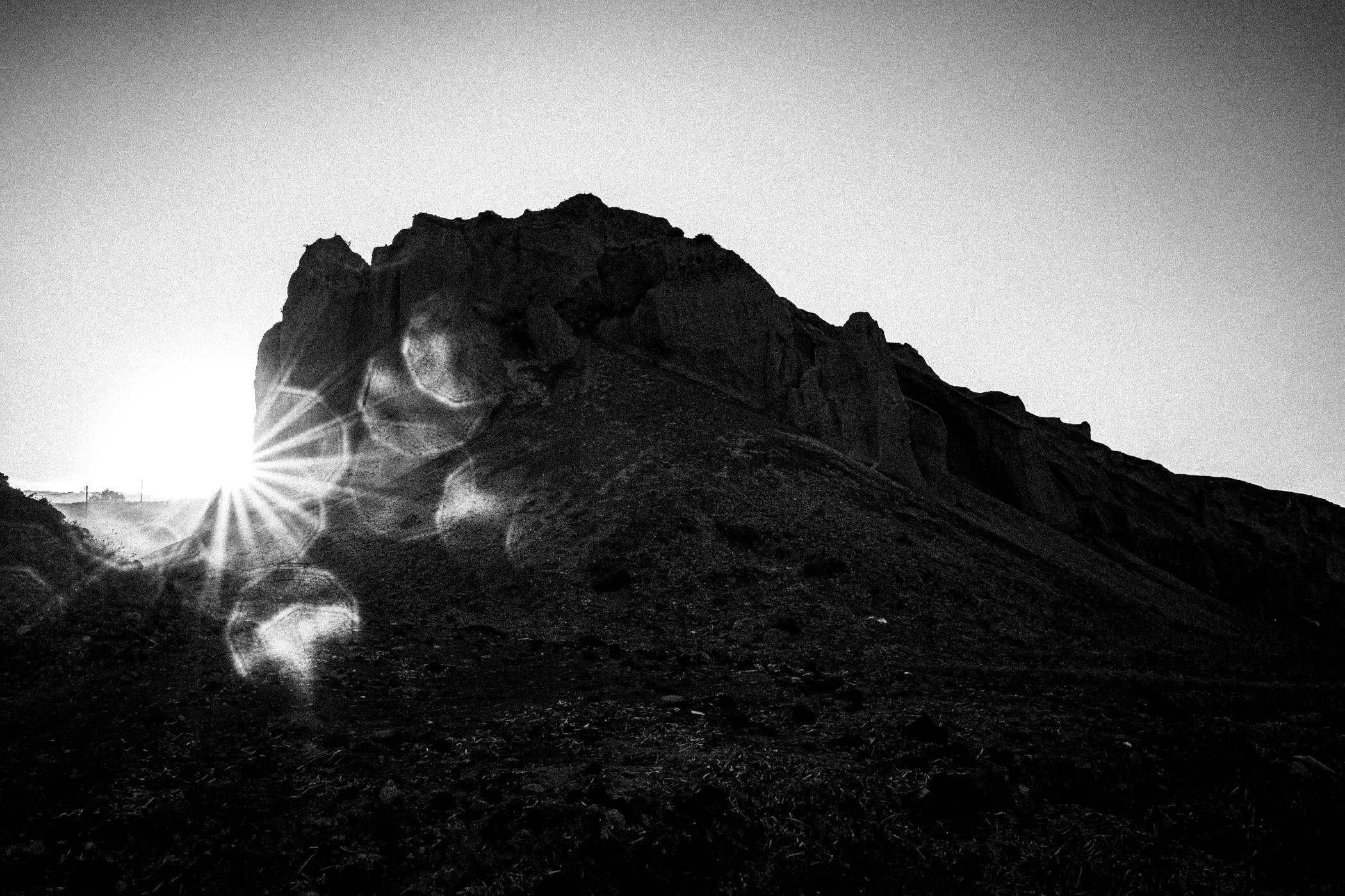Chorōs on Santorini. Black and white photographic project from Greece, by awarded photographer George Tatakis