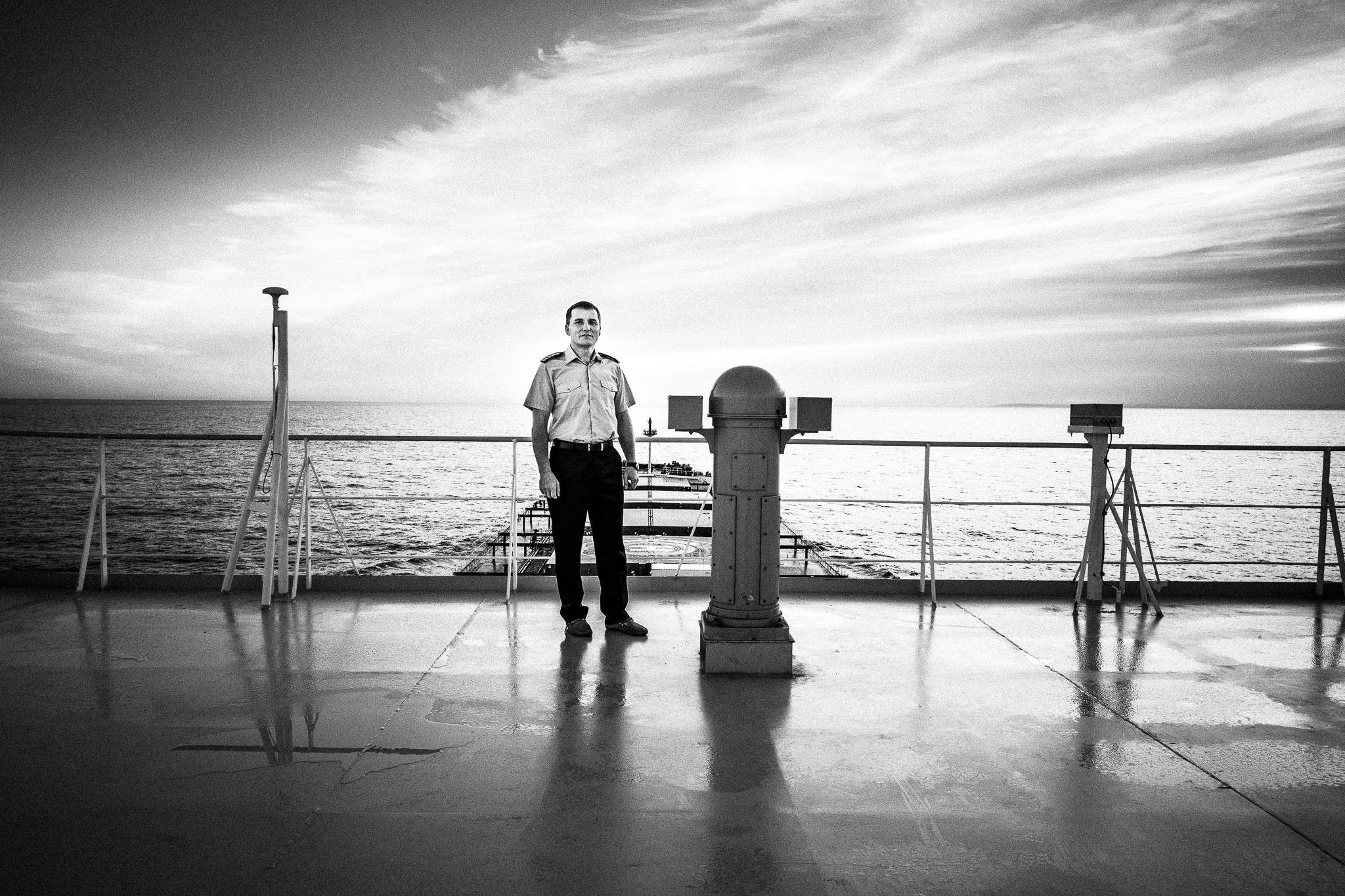 The captain on deck, by photographer George Tatakis