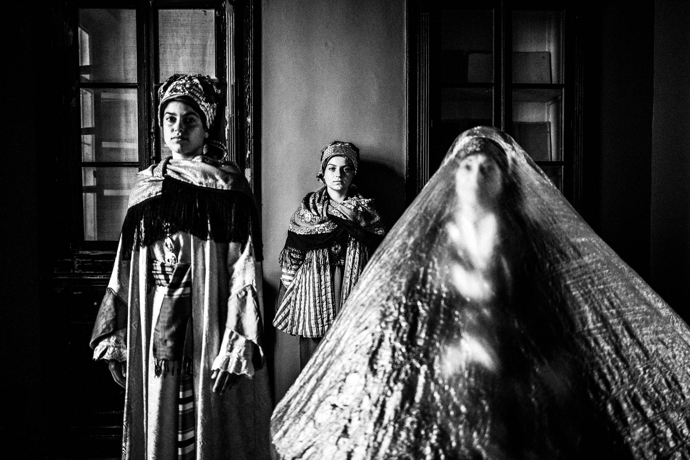Inside the 1900 hotel at Symi island, by photographer George Tatakis