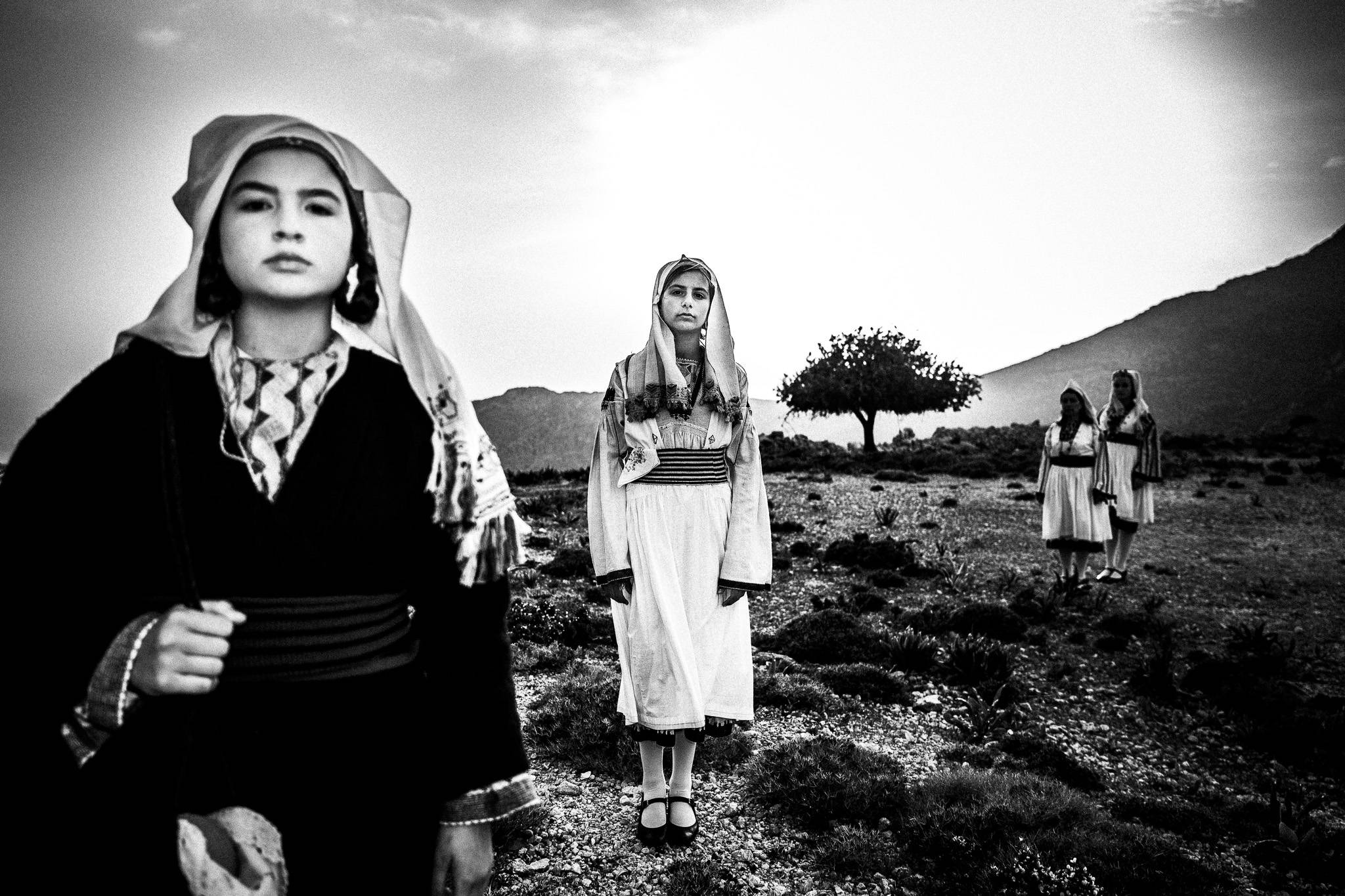 A picturesque plateau, atop a hill in Tilos island, by photographer George Tatakis