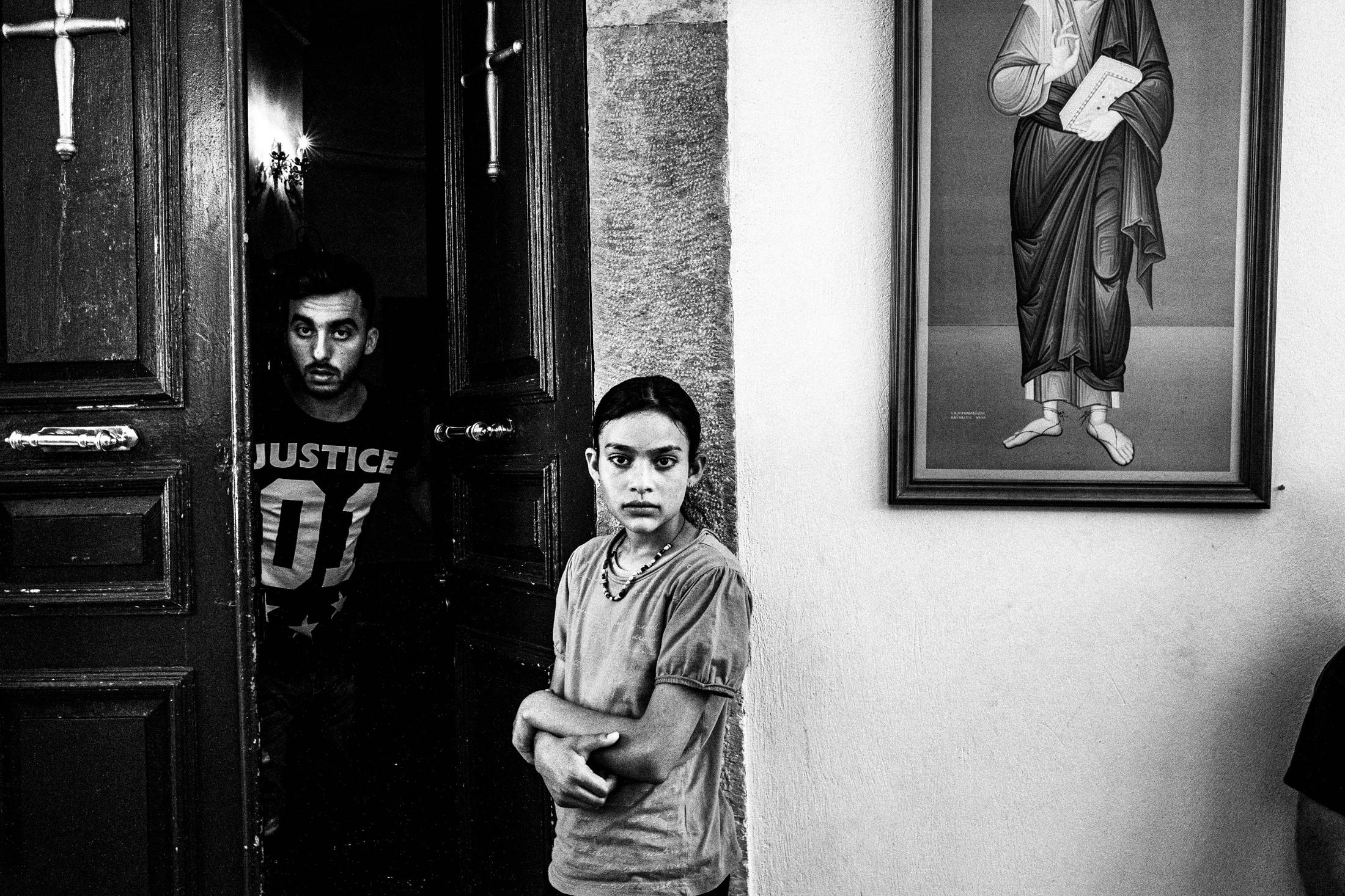 St. Simeon Festivals in Missolonghi, Greece. Black and White Photography by George Tatakis.