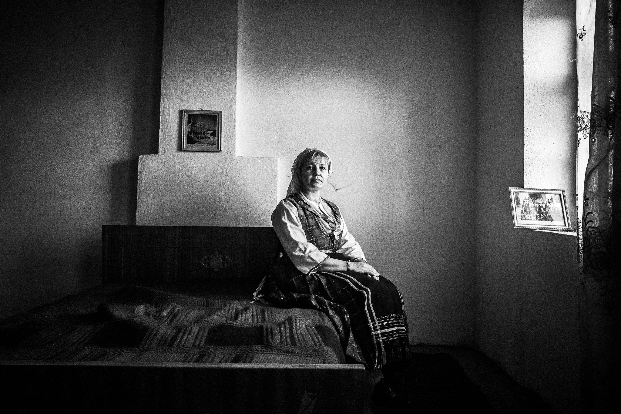 E. Romylia costume in Mani, Evros, Thrace, Greece, by photographer George Tatakis