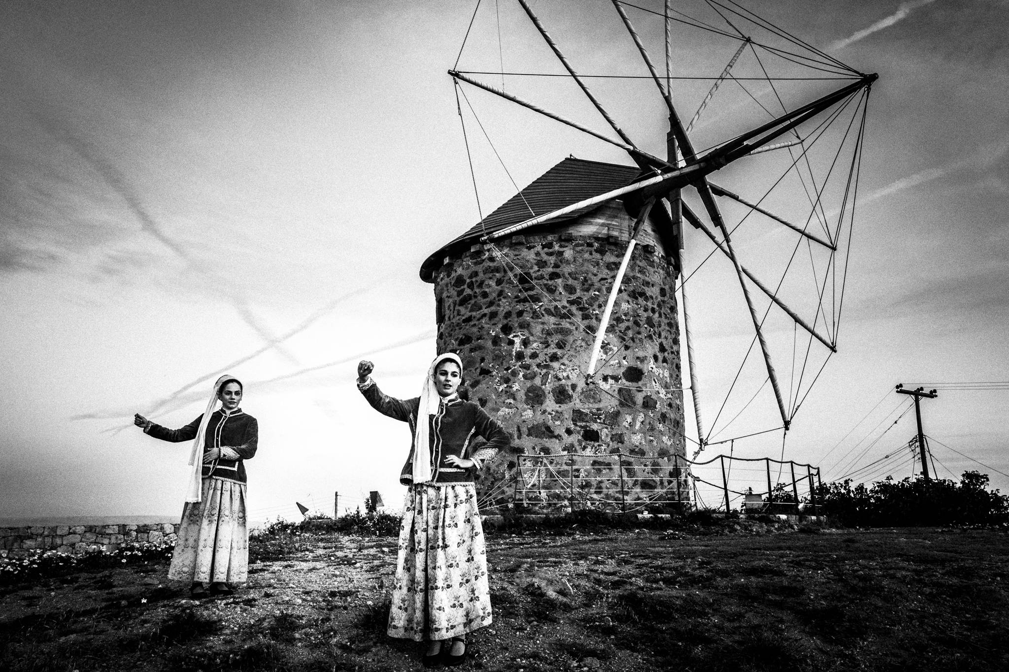 The local traditional costumes of Patmos island, by photographer George Tatakis