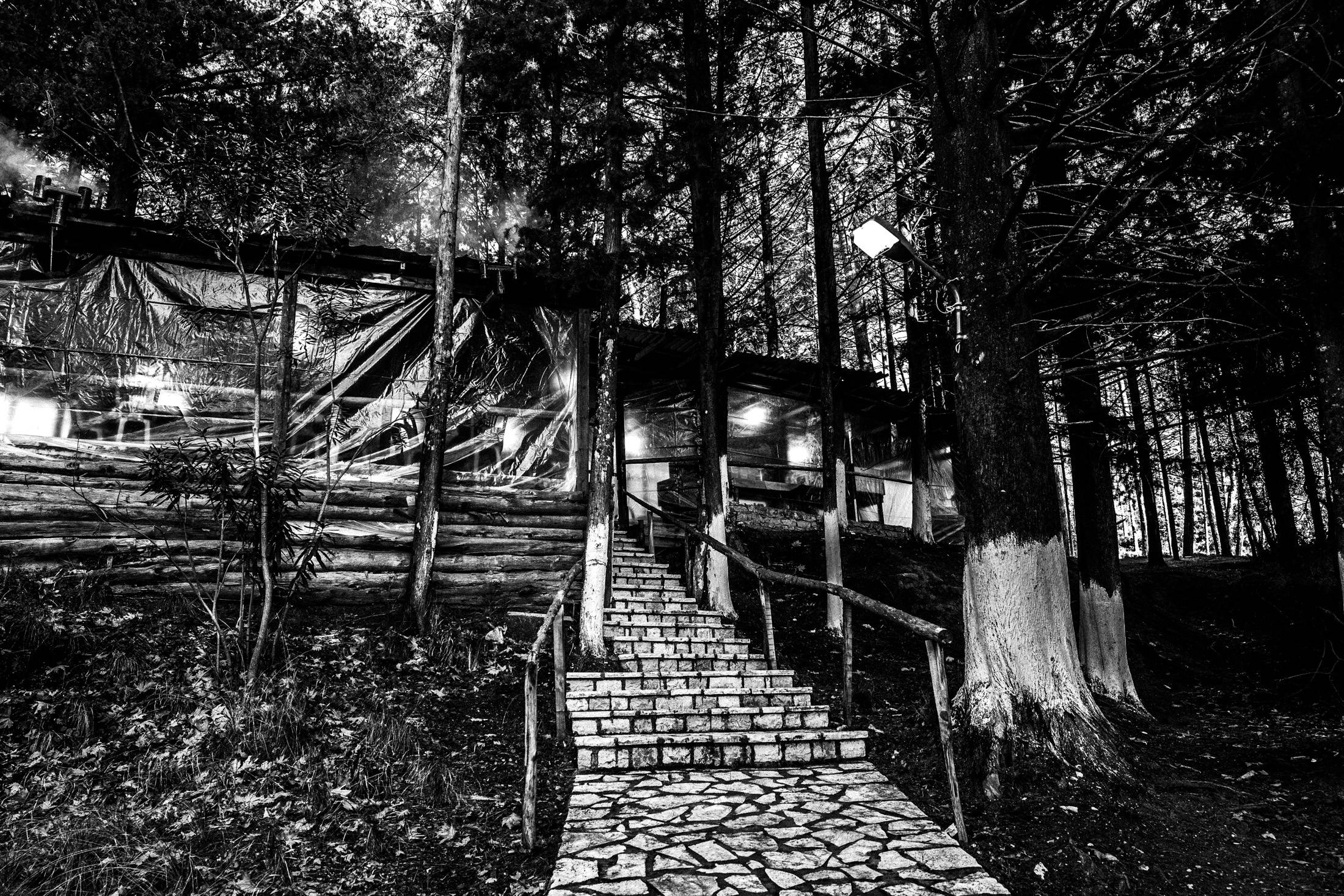 St. Simeon Festivals in Missolonghi, Greece. Black and White Photography by George Tatakis.