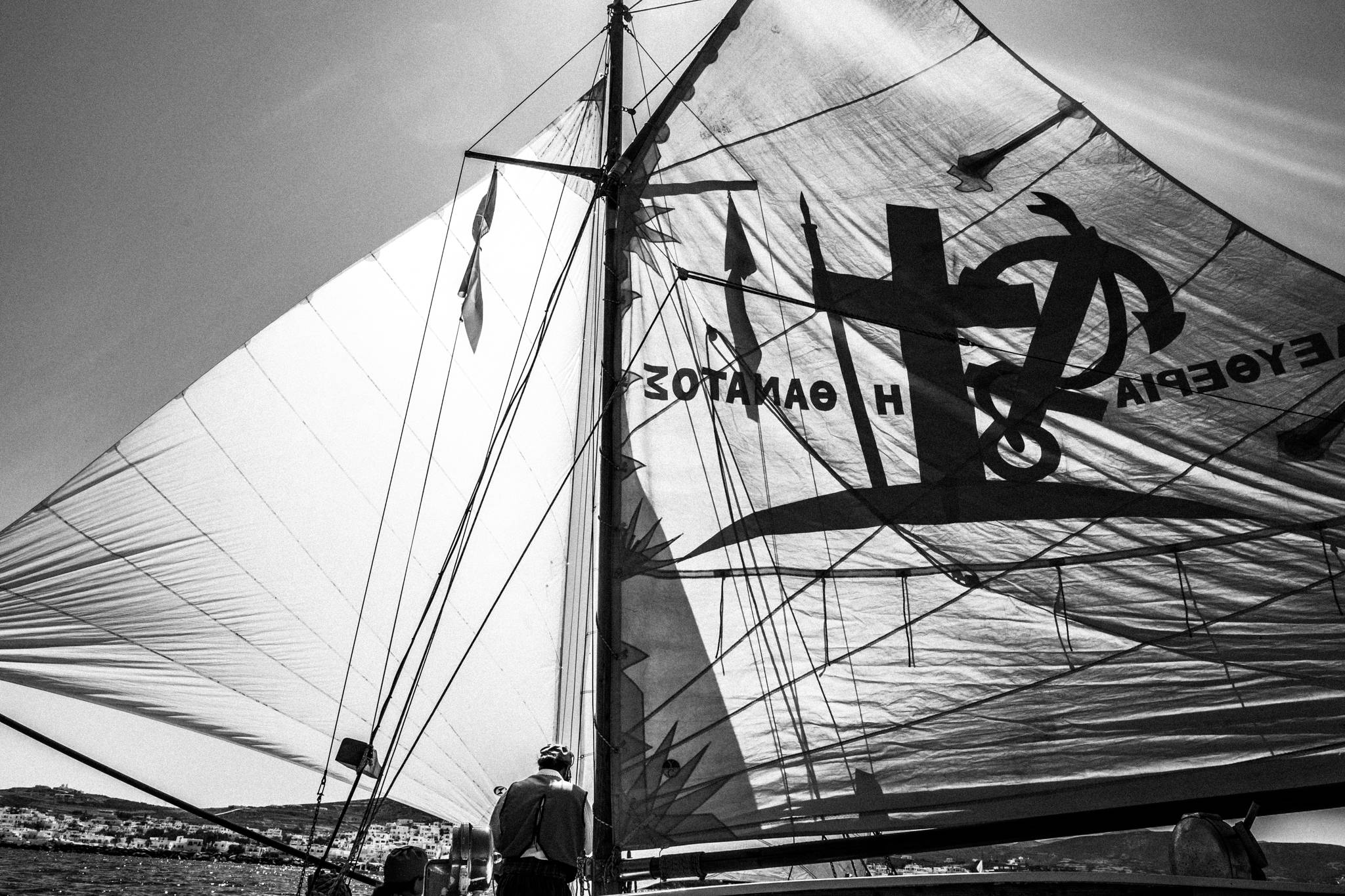 The butterfly formation on board Aghios Georgios, by photographer George Tatakis
