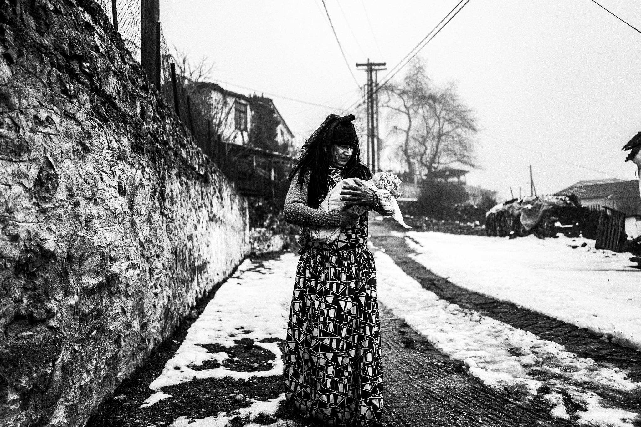 Other characters, Pagan Christmas customs of Northern Greece, by photographer George Tatakis