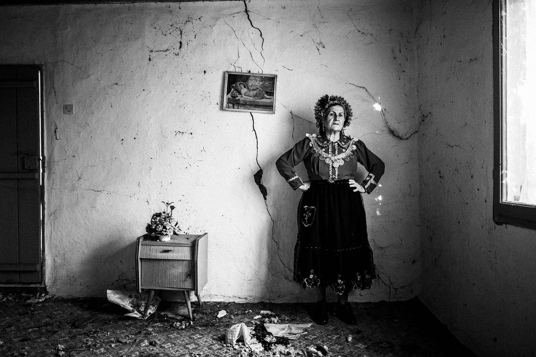 Inside a traditional house of Enoe, Orestiada, Evros, Thrace, Greece, by photographer George Tatakis