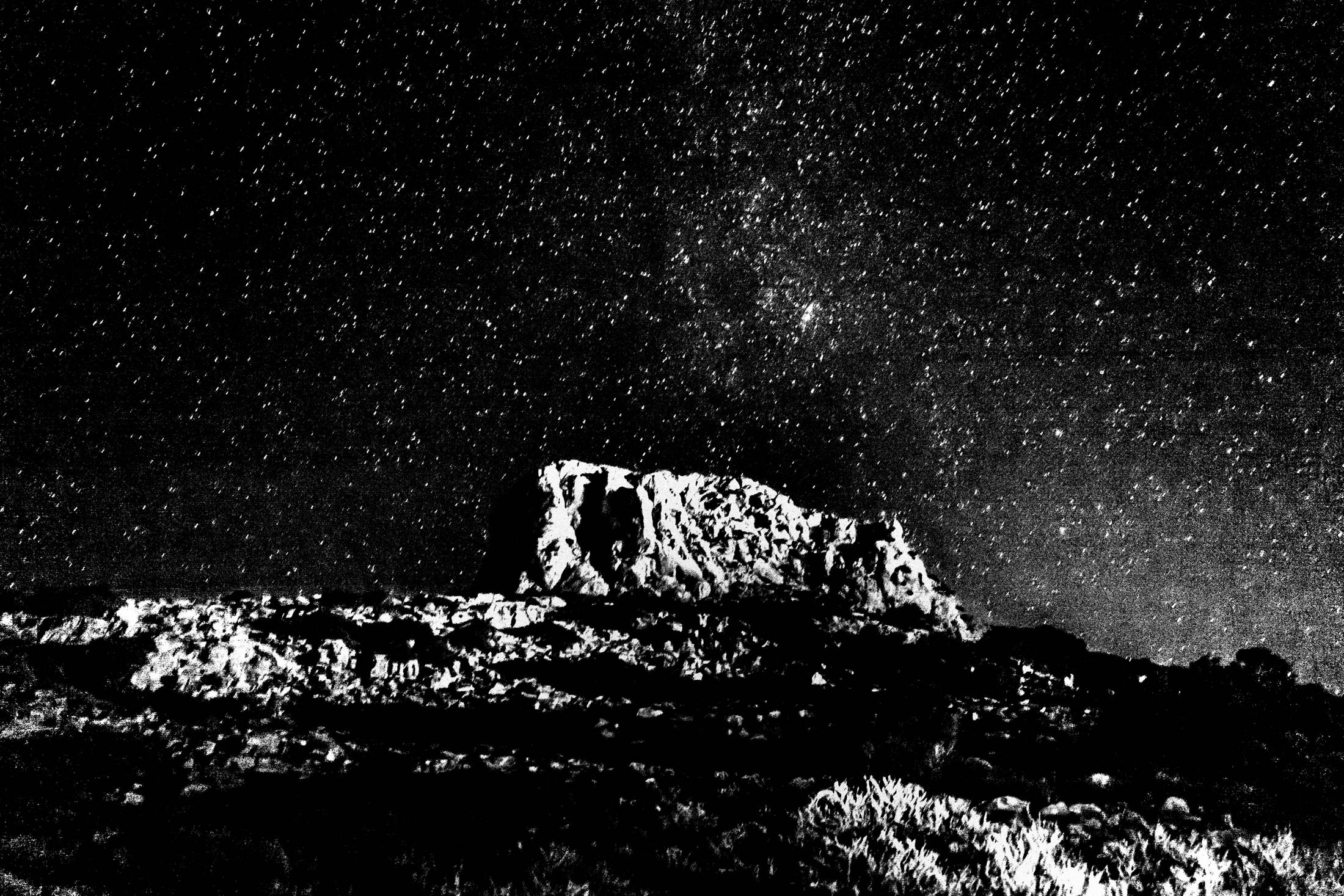 The night sky around St Fanouris' church, Psiloritis, Anogia, Rethymnon, Crete, by photographer George Tatakis