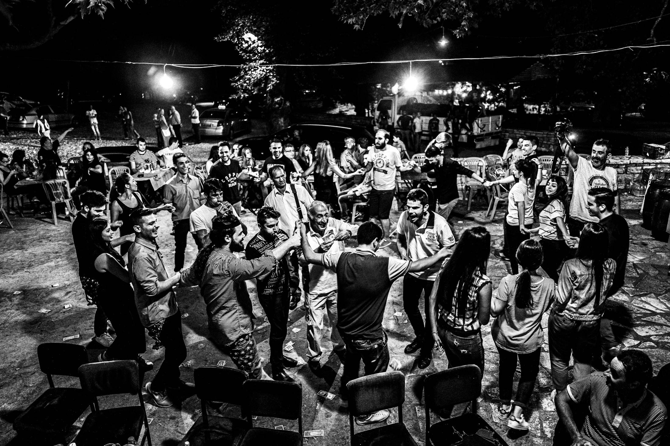 St. Simeon Festivals in Missolonghi, Greece. Black and White Photography by George Tatakis.