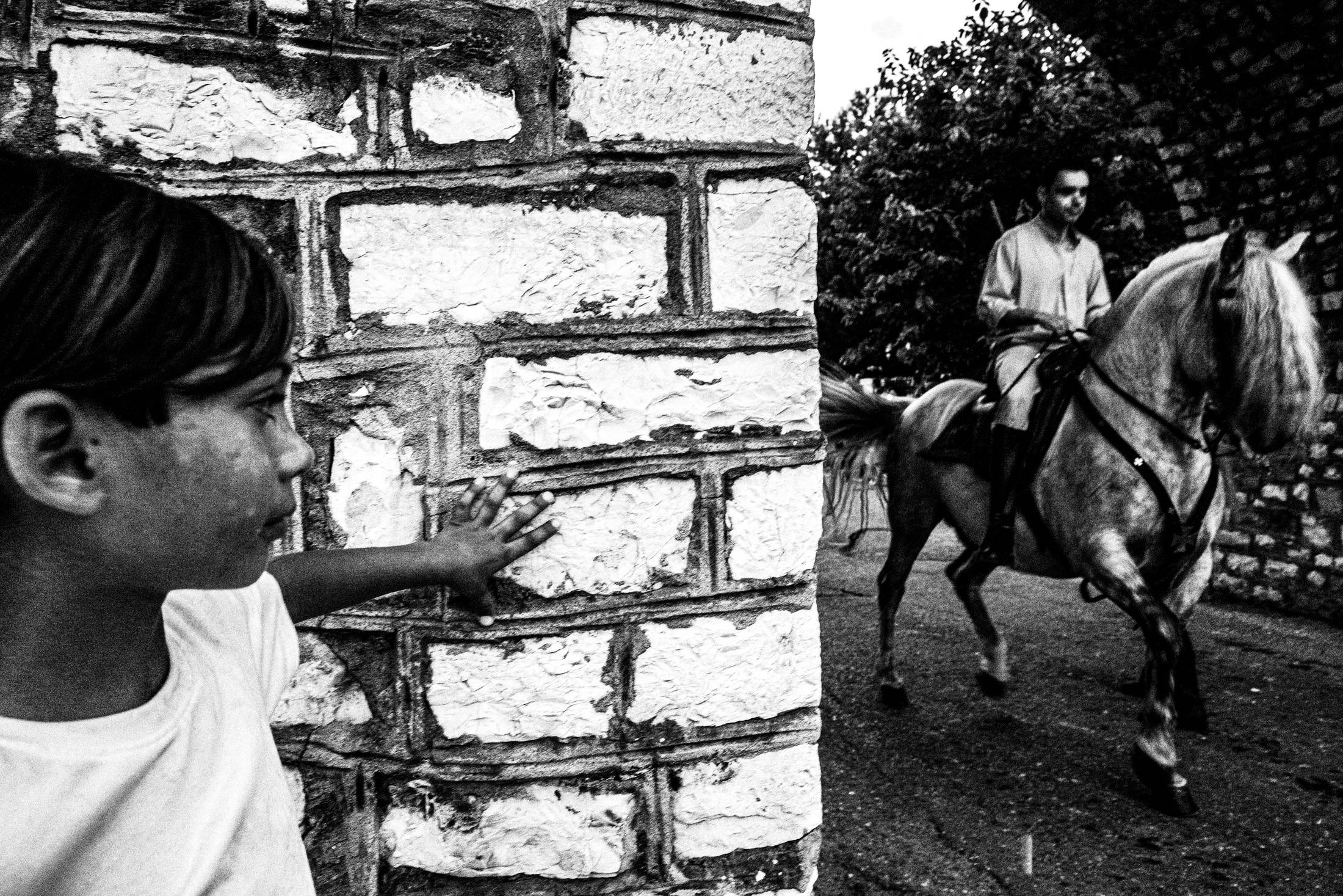 St. Simeon Festivals in Missolonghi, Greece. Black and White Photography by George Tatakis.