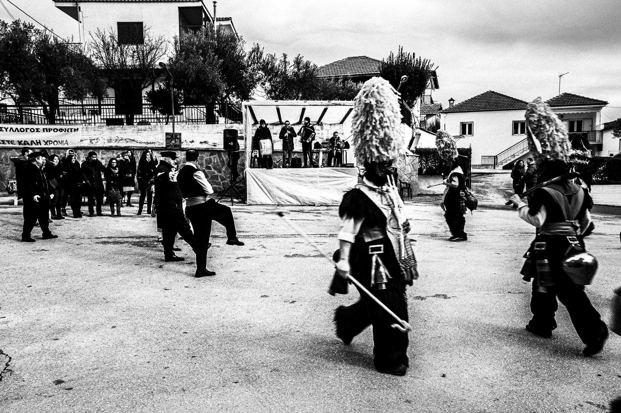 Arapides of Profitis village, Pagan Christmas customs of Northern Greece, by photographer George Tatakis