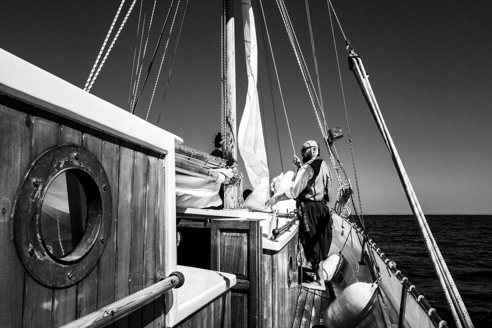 On board Aghios Yorgis, by photographer George Tatakis