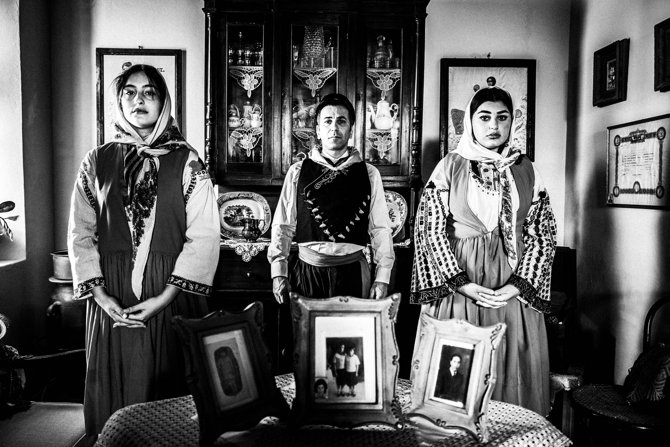 Inside a traditional house at Nisyros island, Dodecanese, Greece, by photographer George Tatakis
