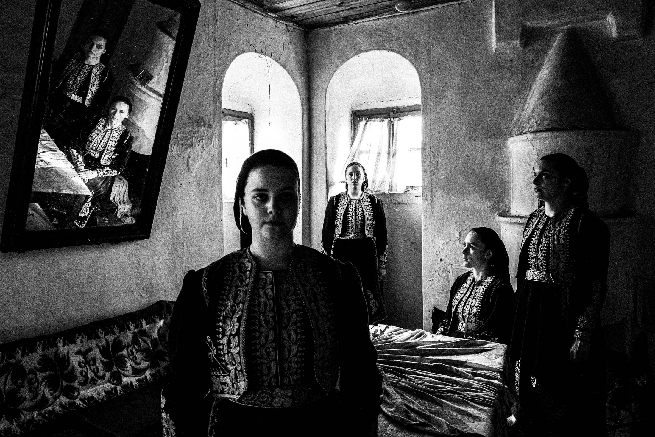 Filiates, Thesprotia, Epirus, Greece. The local women's dresses. Photography by George Tatakis.