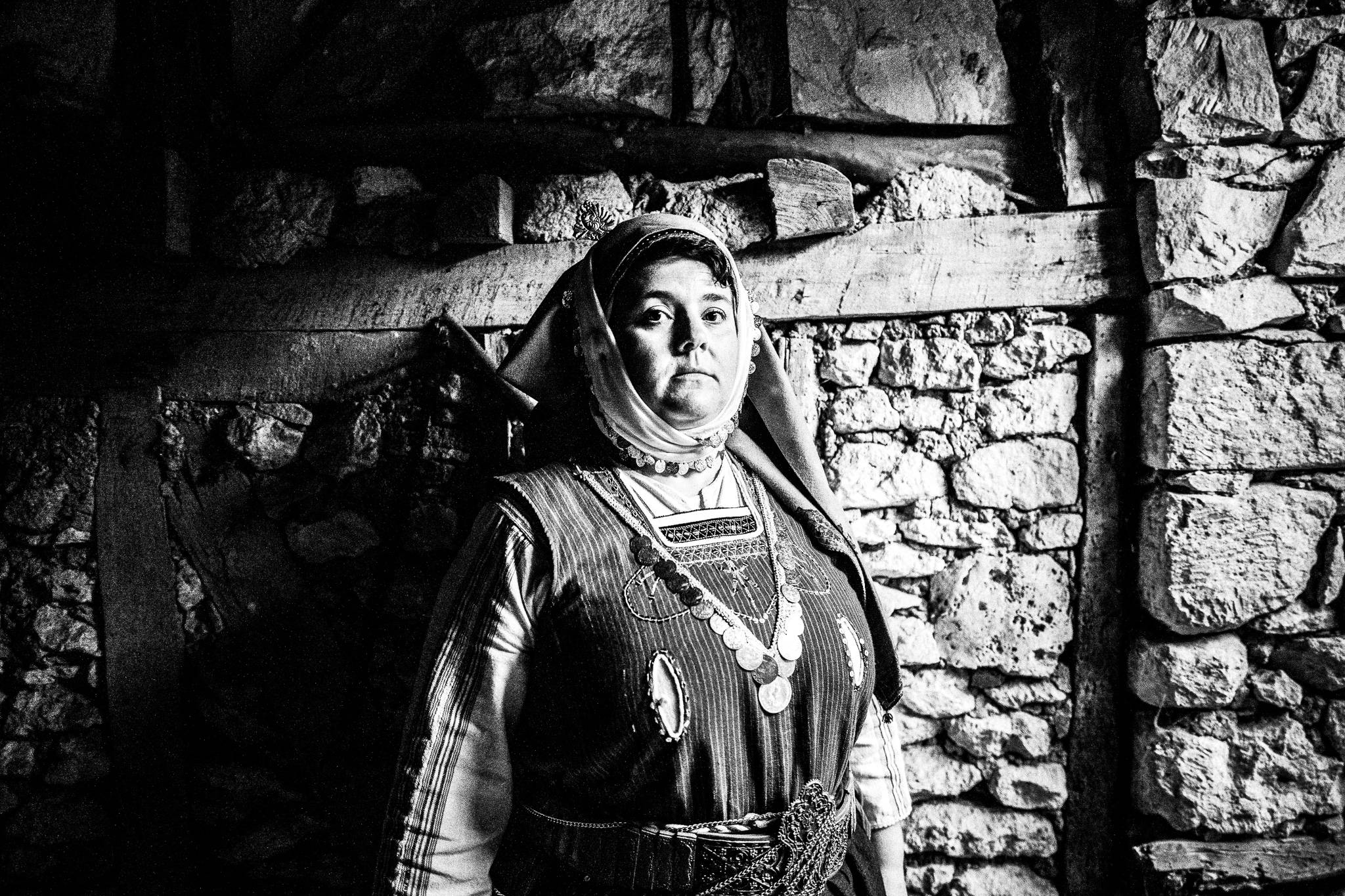 Inside a traditional house of Paliouri in Evros, Thrace, Greece, by photographer George Tatakis