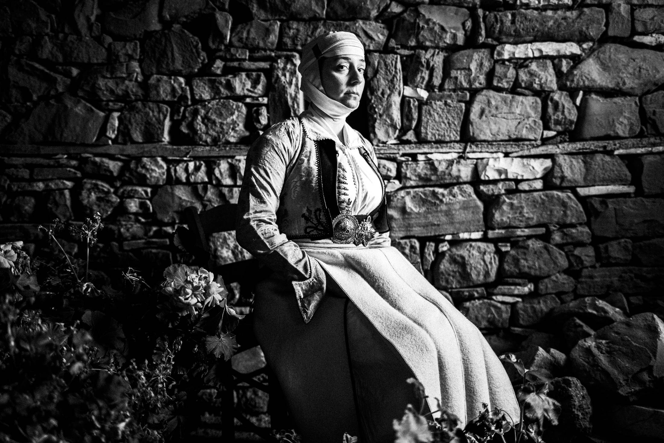 Paleopyrgos, Pogoni, Epirus, Greece. The local clothes. Photography by George Tatakis.