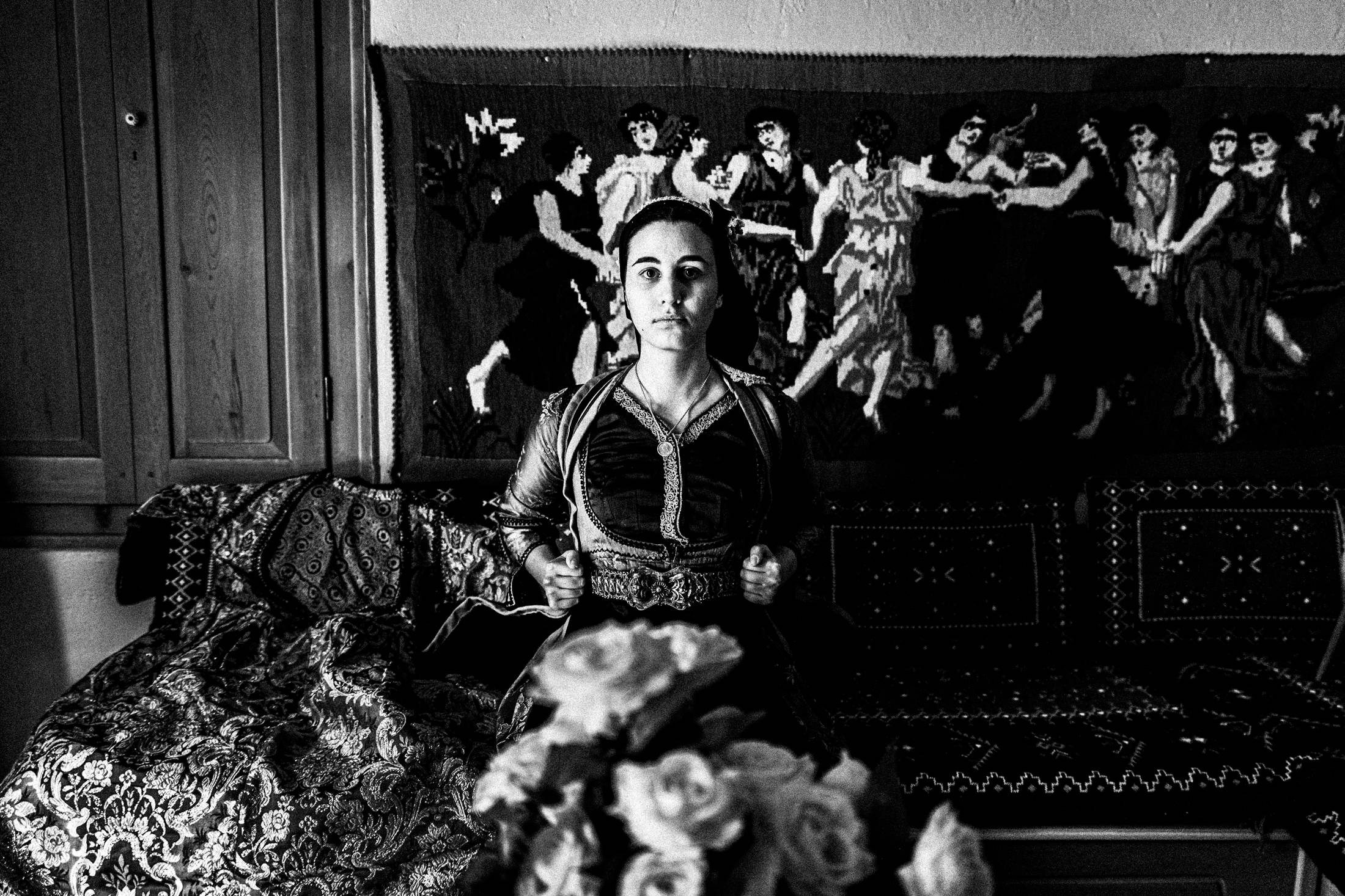 Metsovo, Epirus, Greece. Local costumes. Photography by George Tatakis.