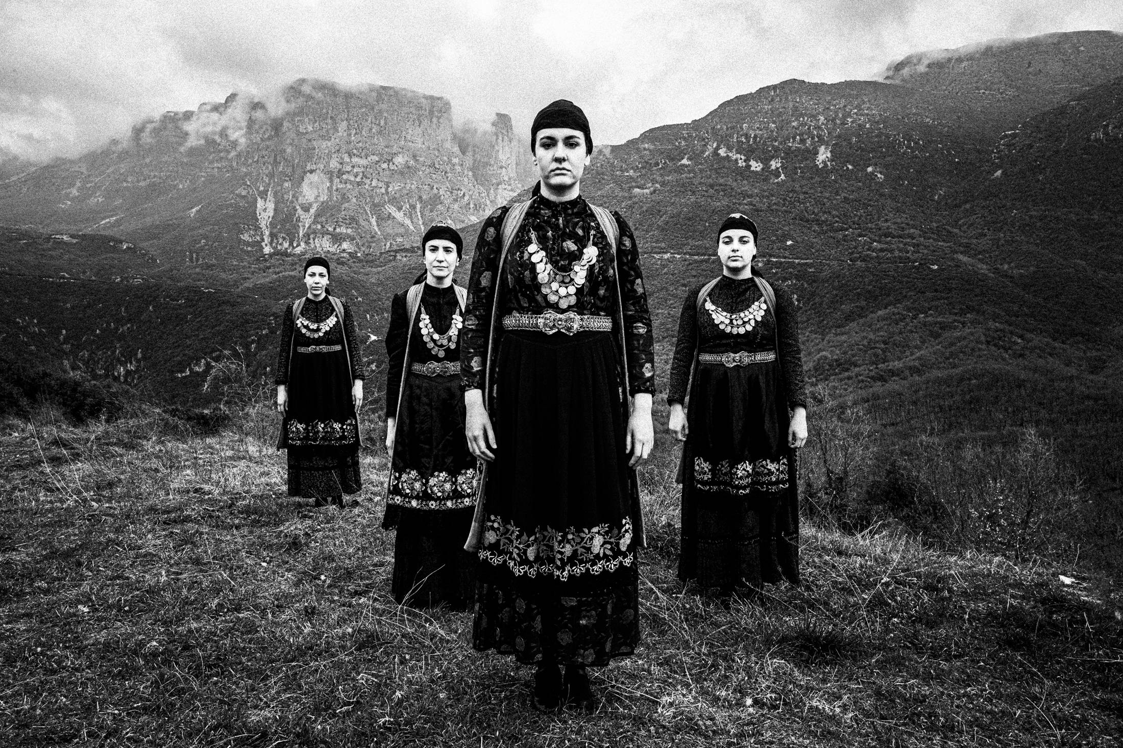 Zagori, Epirus, Greece. The local women's dresses. Photography by George Tatakis