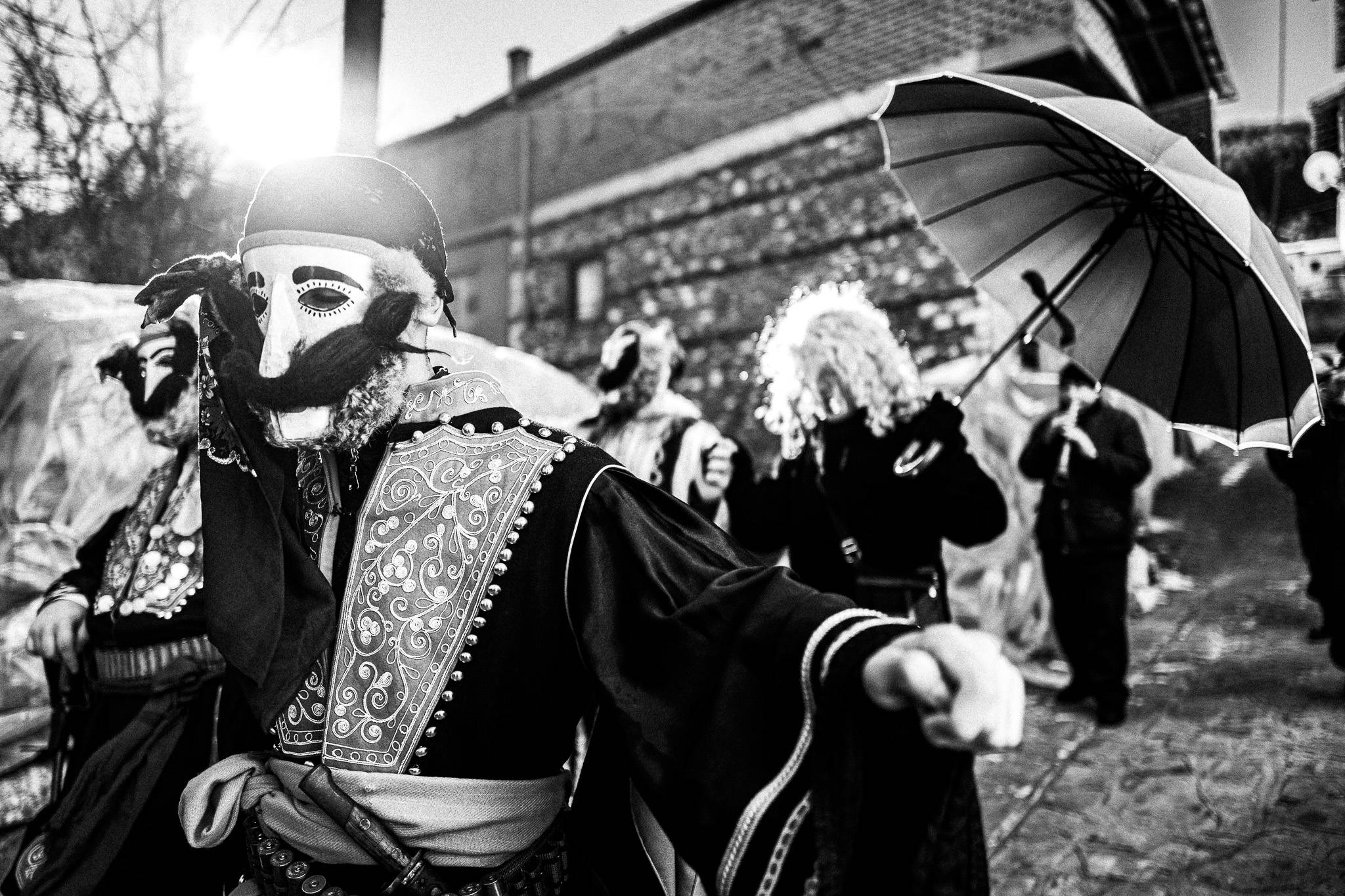 Around the village, Pagan Christmas customs of Northern Greece, by photographer George Tatakis