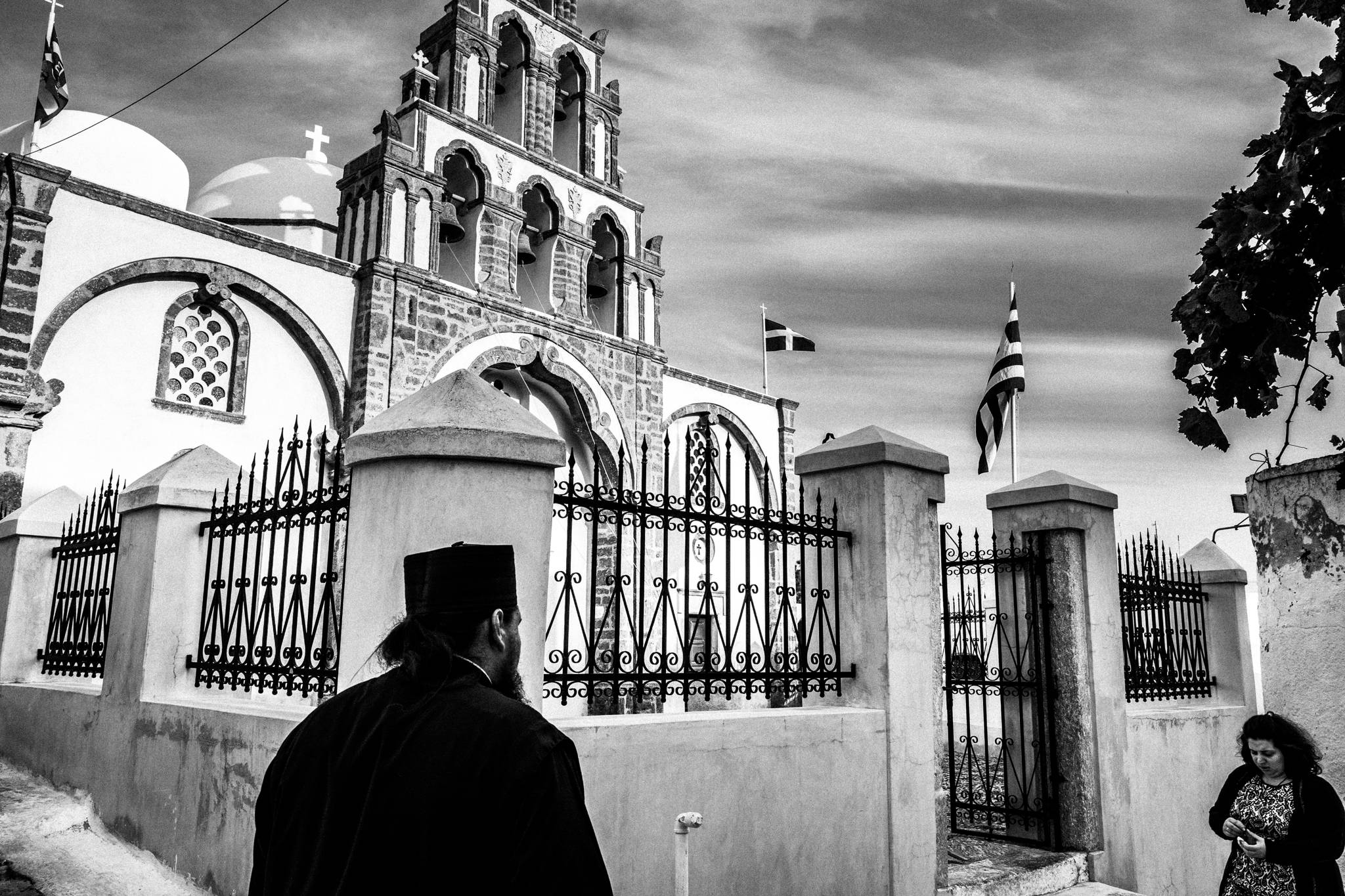 Saint Averky on Santorini island by George Tatakis