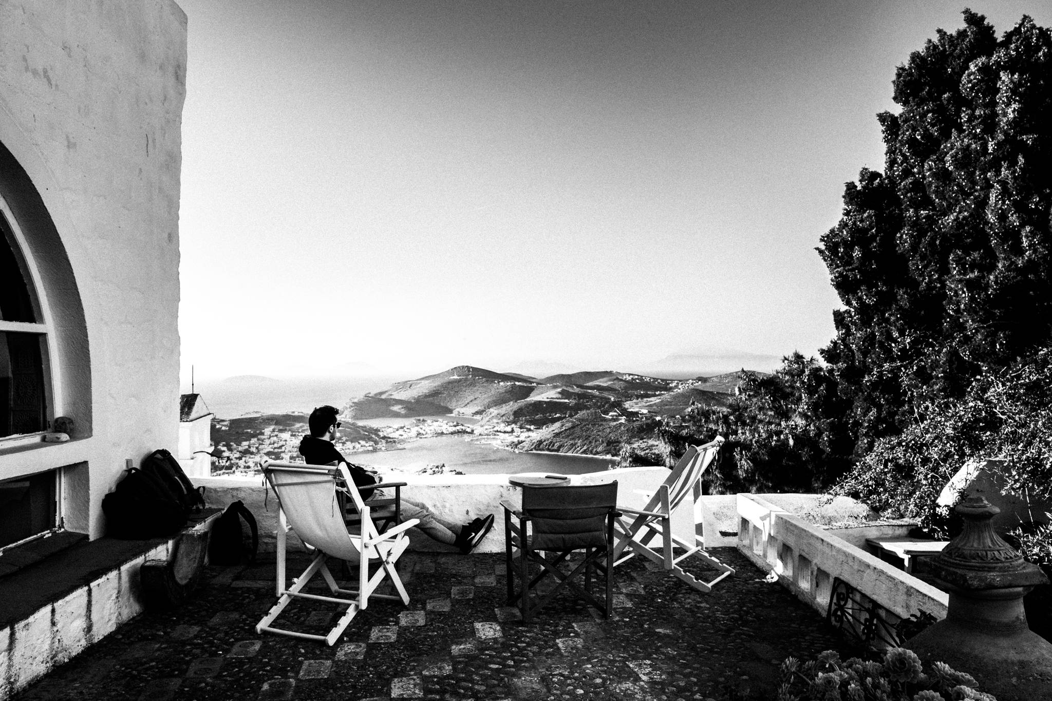 The house of Vassilis Kypraiou in Patmos, by photographer George Tatakis