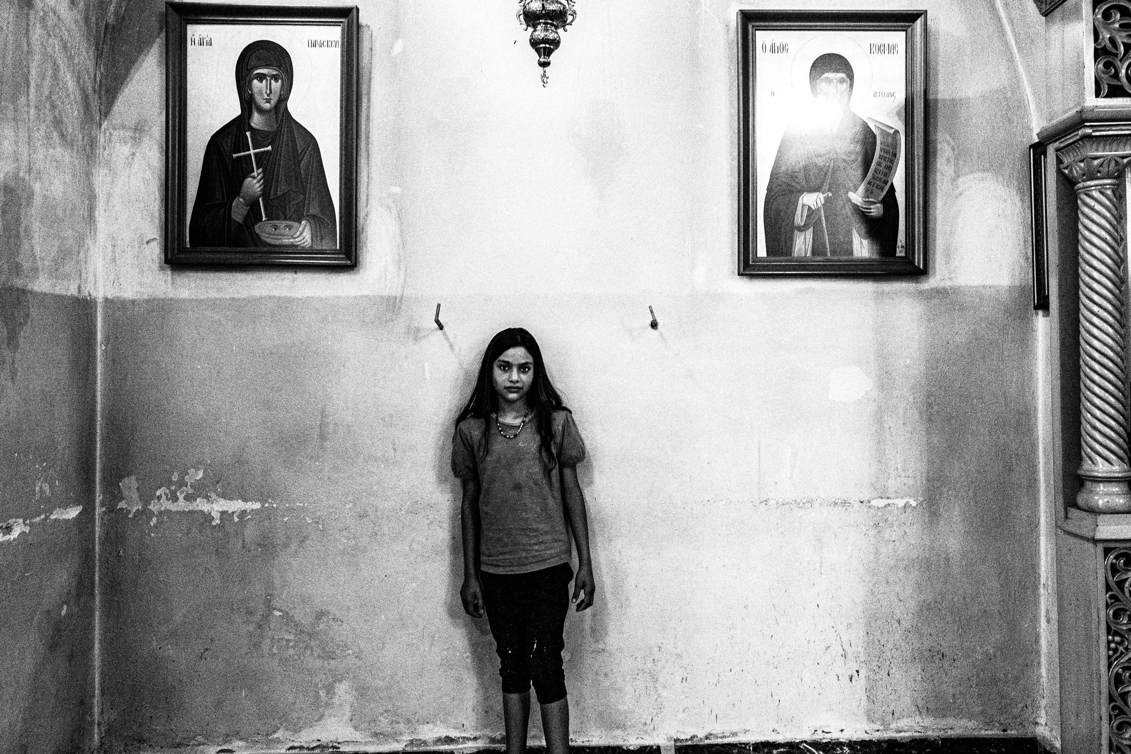 St. Simeon Festivals in Missolonghi, Greece. Black and White Photography by George Tatakis.