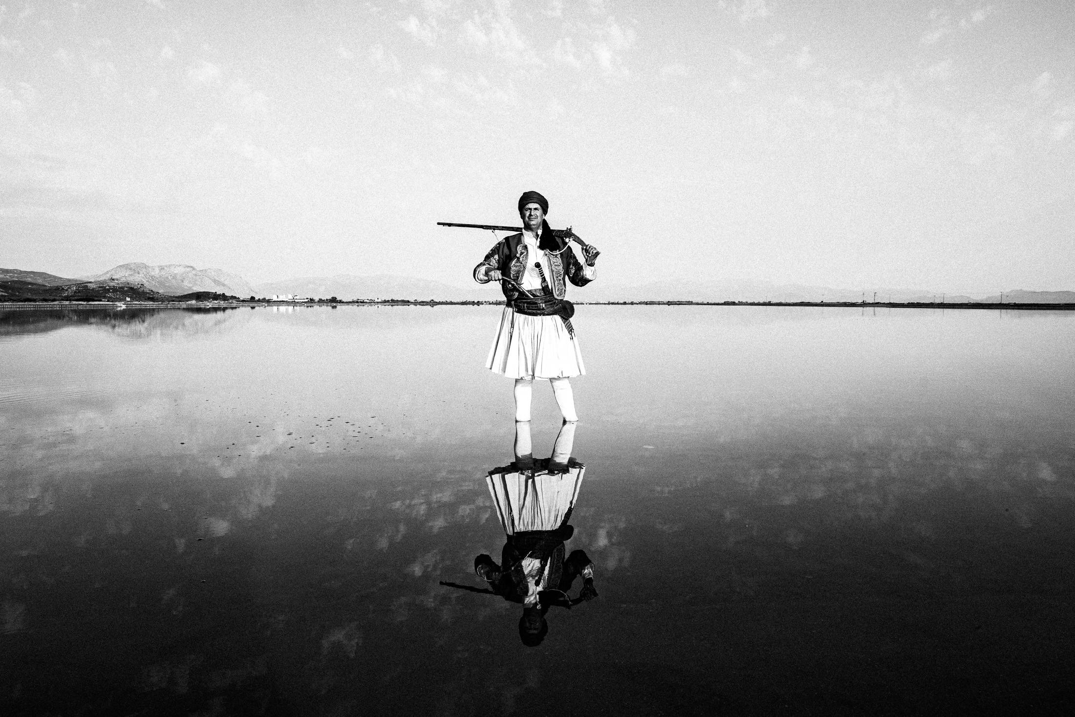 St. Simeon Festivals in Missolonghi, Greece. Black and White Photography by George Tatakis.