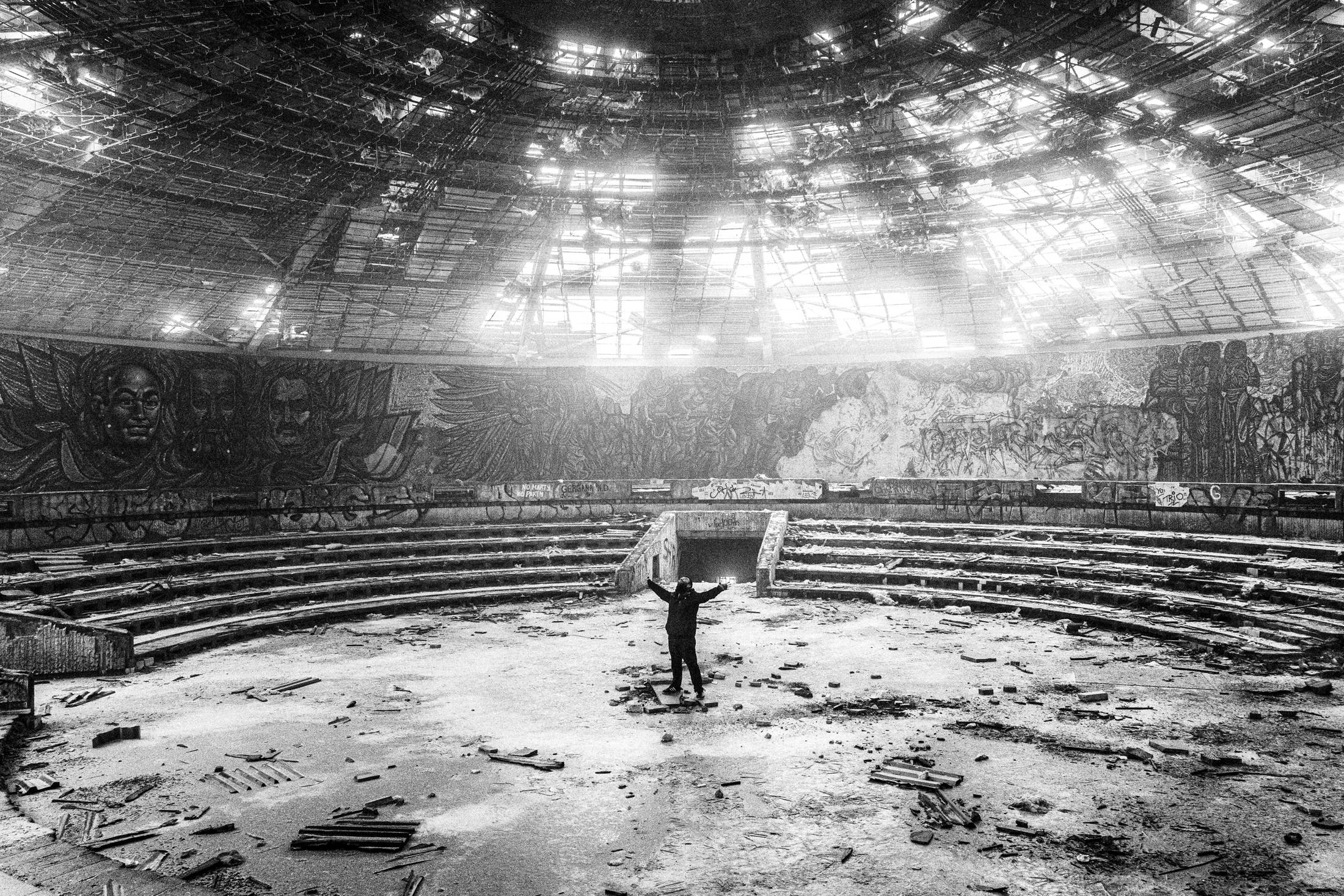 Buzludzha, Bulgaria, by photographer George Tatakis