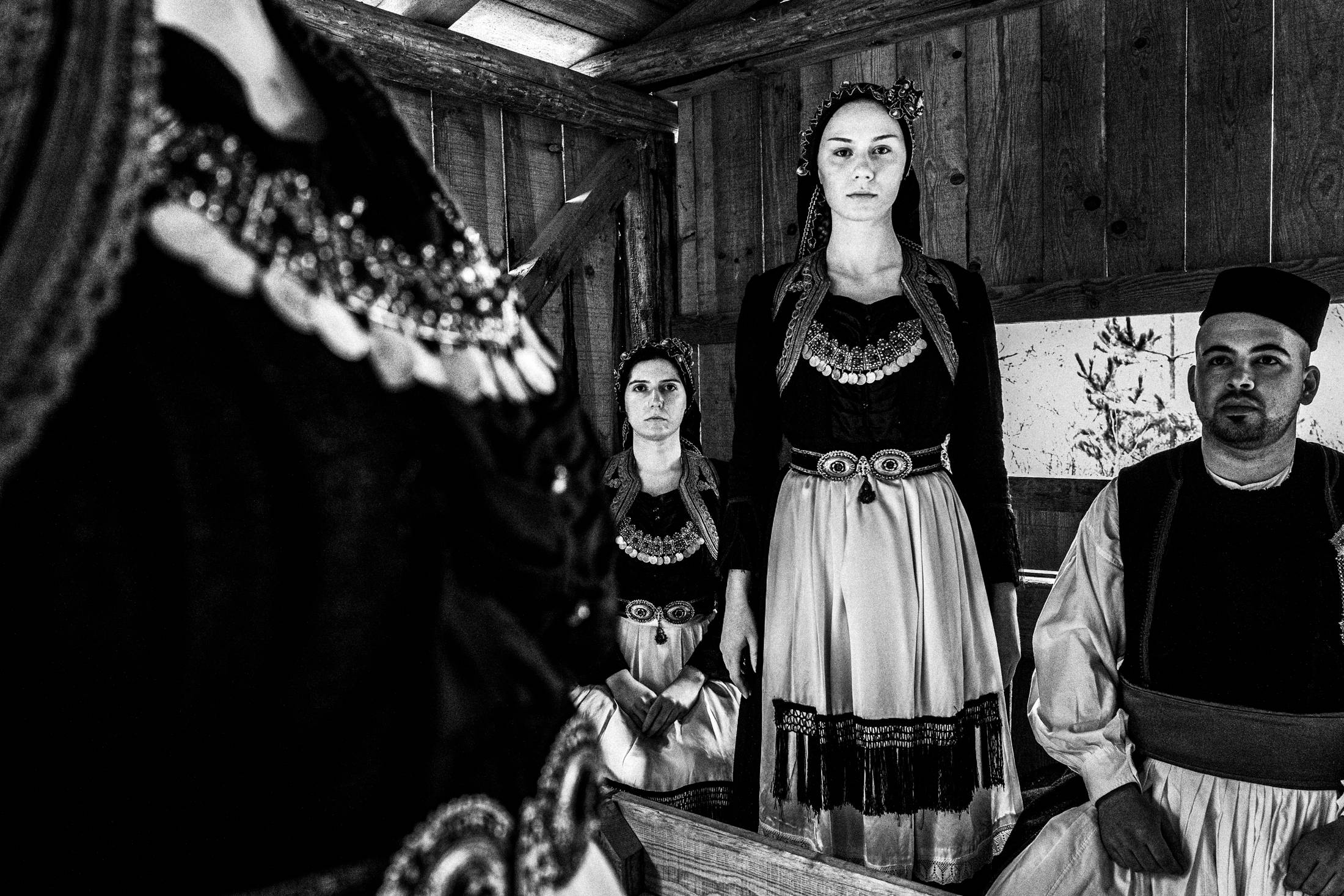 Vovousa, Eastern Zagori, Epirus, Greece. The local costumes. Photography by George Tatakis.