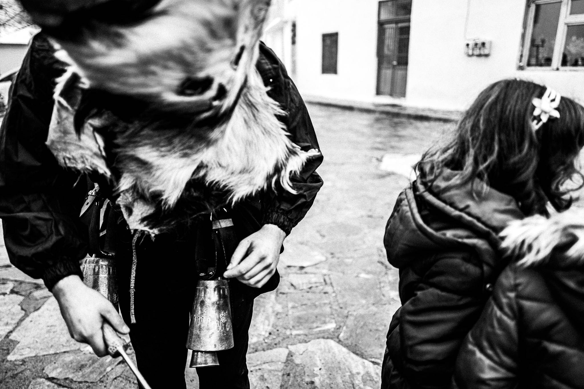 Charapides, Pagan Christmas customs of Northern Greece, by photographer George Tatakis