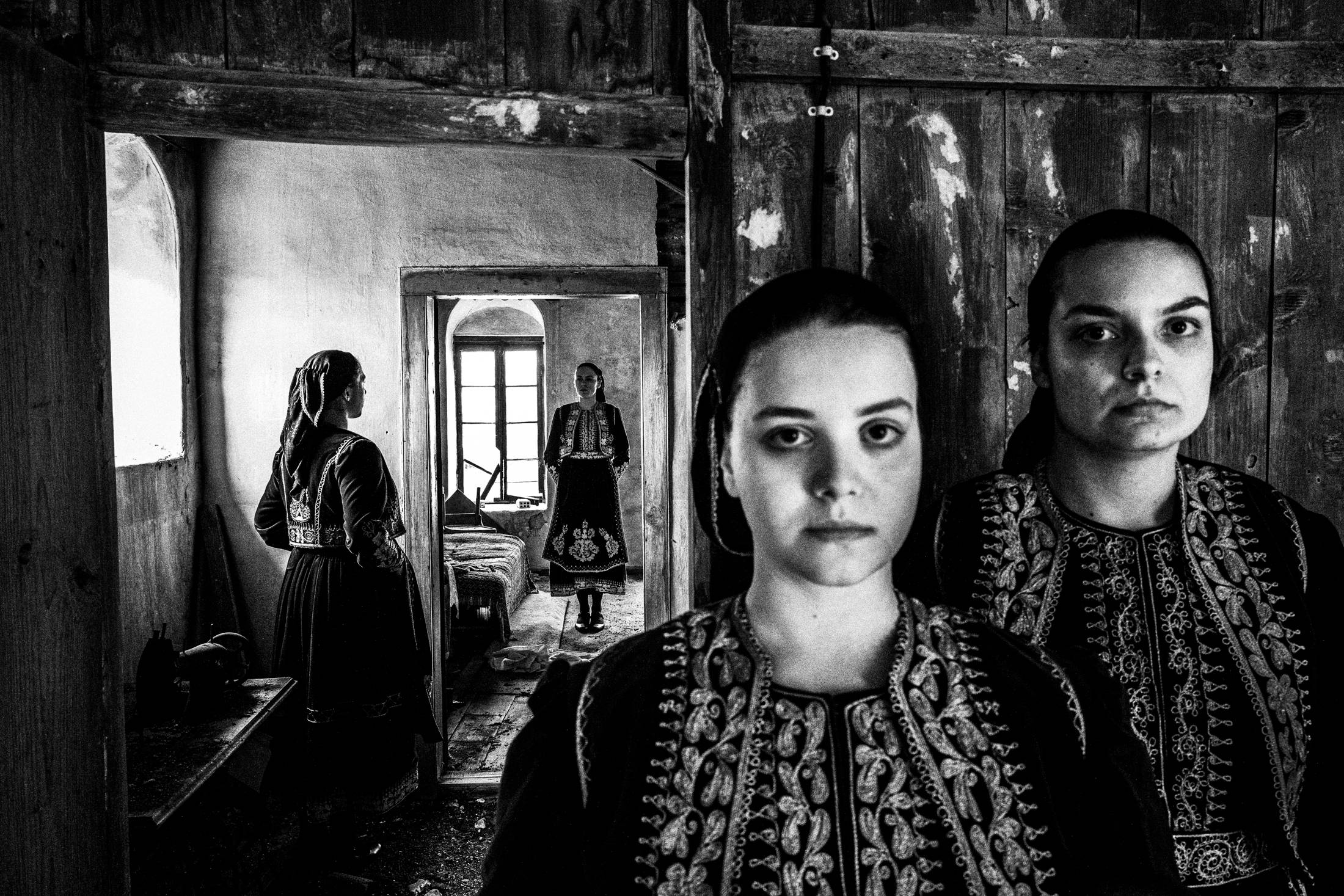 Filiates, Thesprotia, Epirus, Greece. The local women's dresses. Photography by George Tatakis.