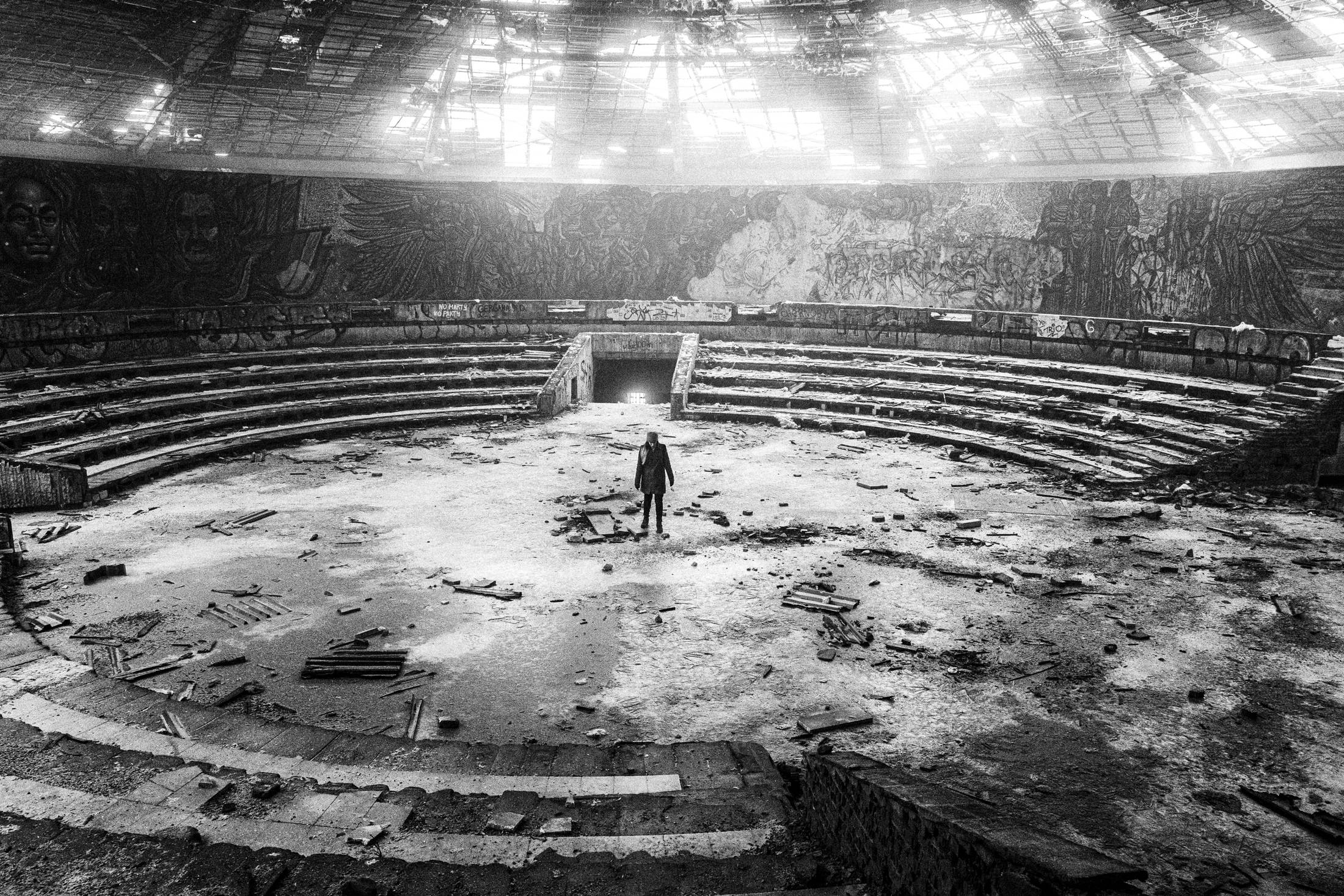 Buzludzha, Bulgaria, by photographer George Tatakis