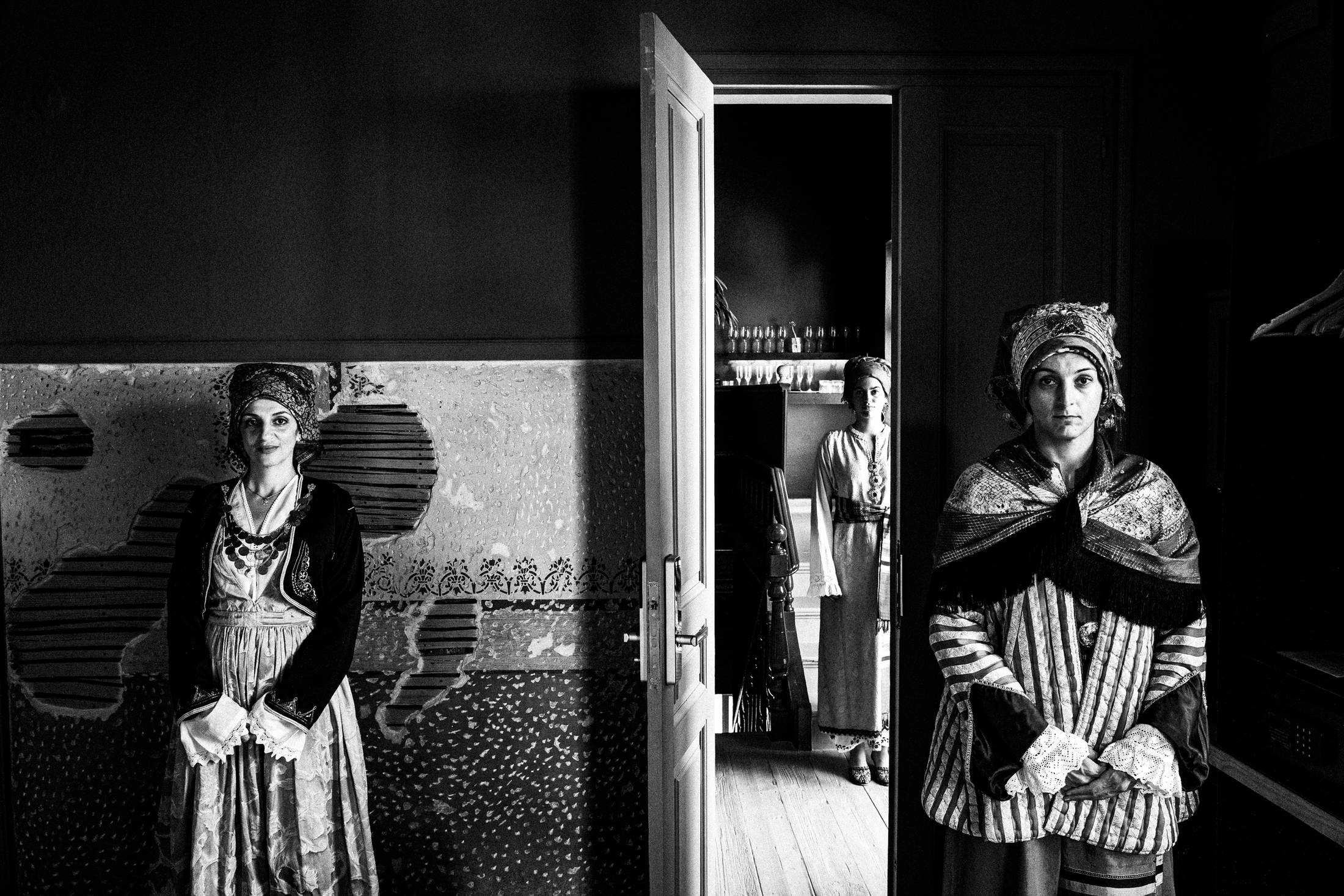 Inside the 1900 hotel at Symi island, by photographer George Tatakis
