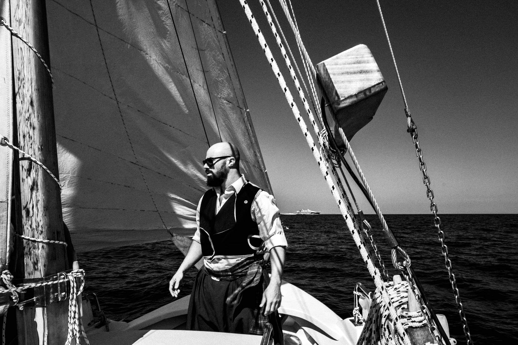 On board Aghios Yorgis, by photographer George Tatakis