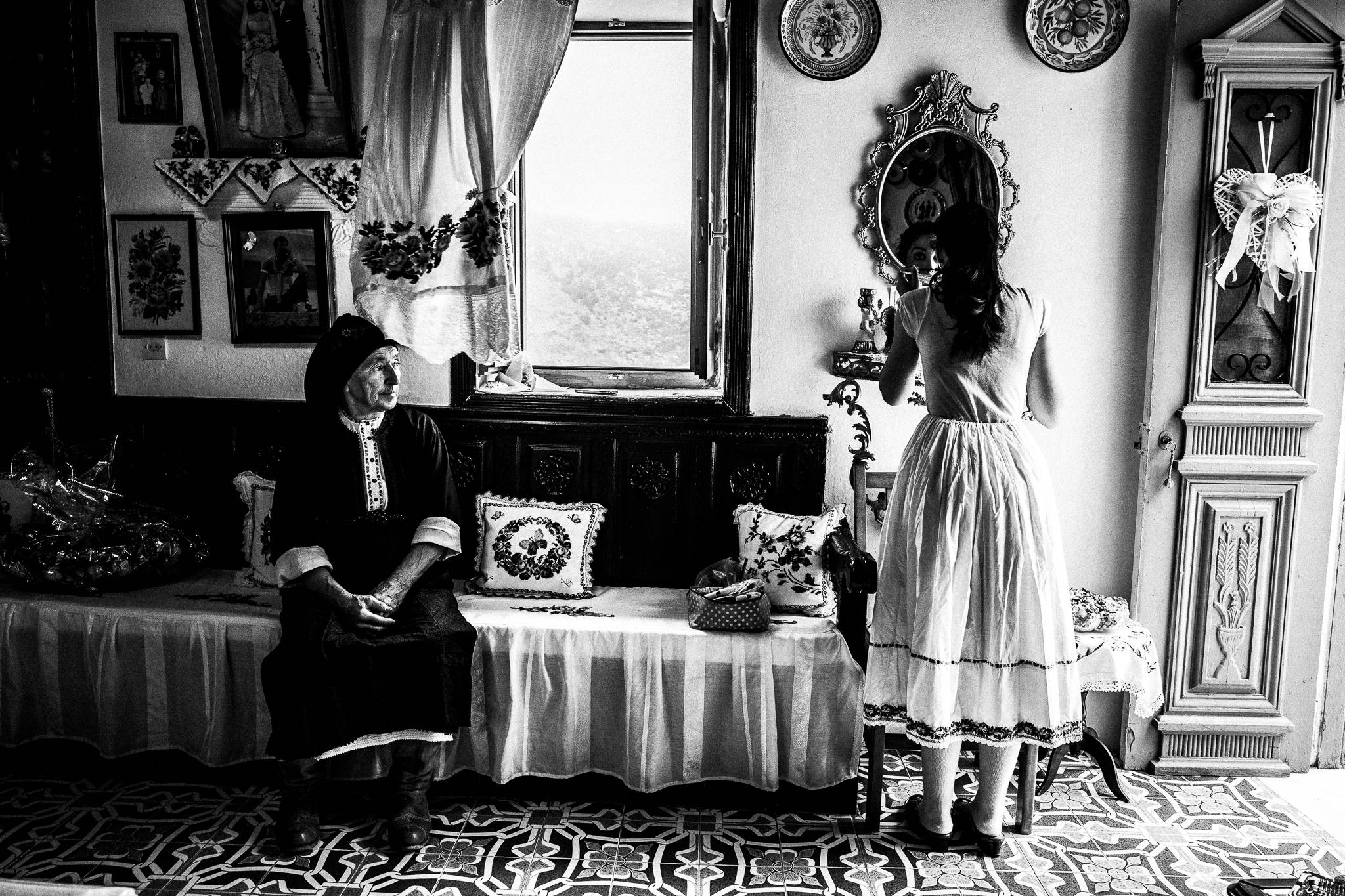 A traditional engagement in Olympos, Karpathos, by photographer George Tatakis