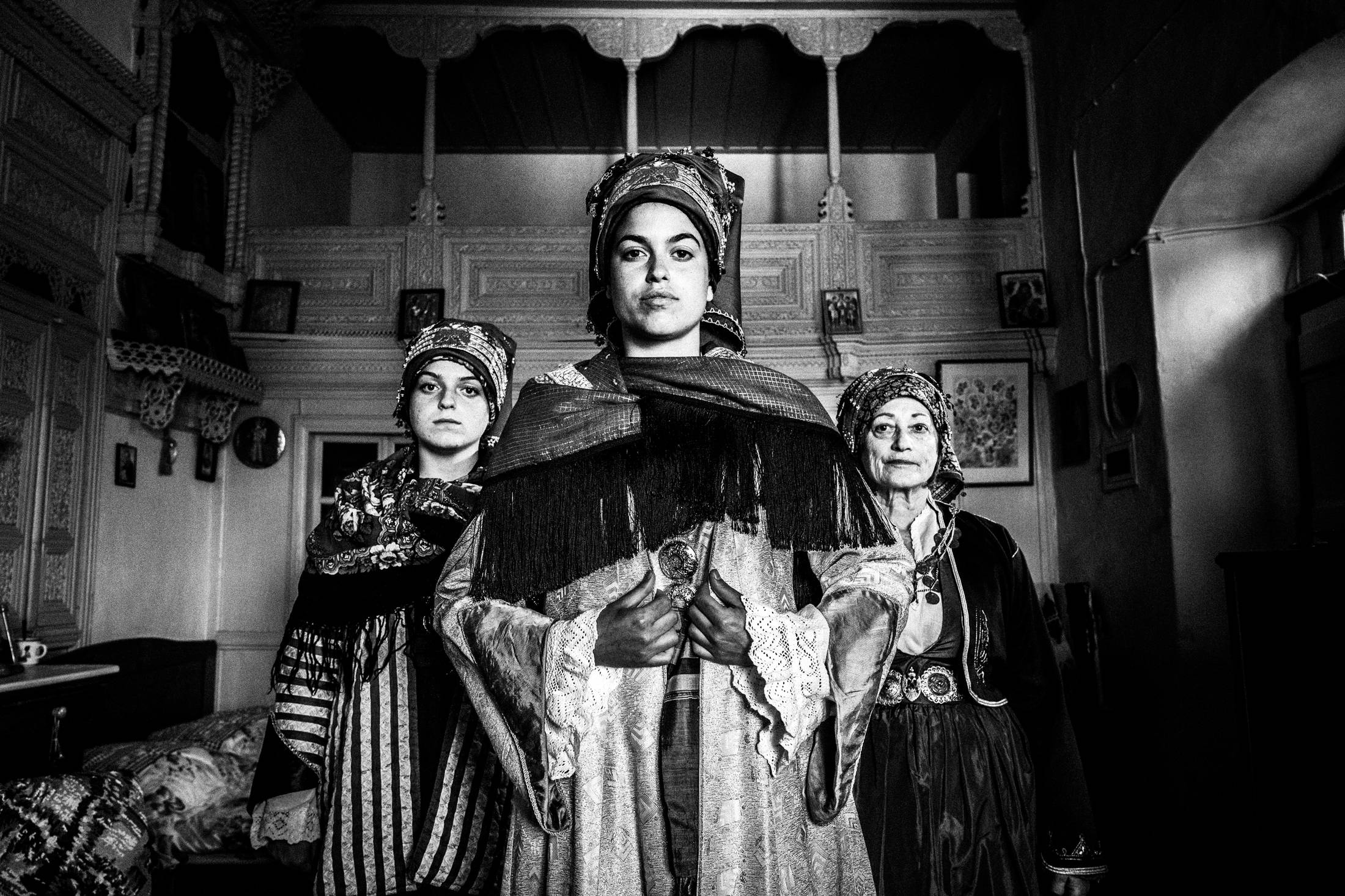 Inside a local traditional house at Symi island, by photographer George Tatakis