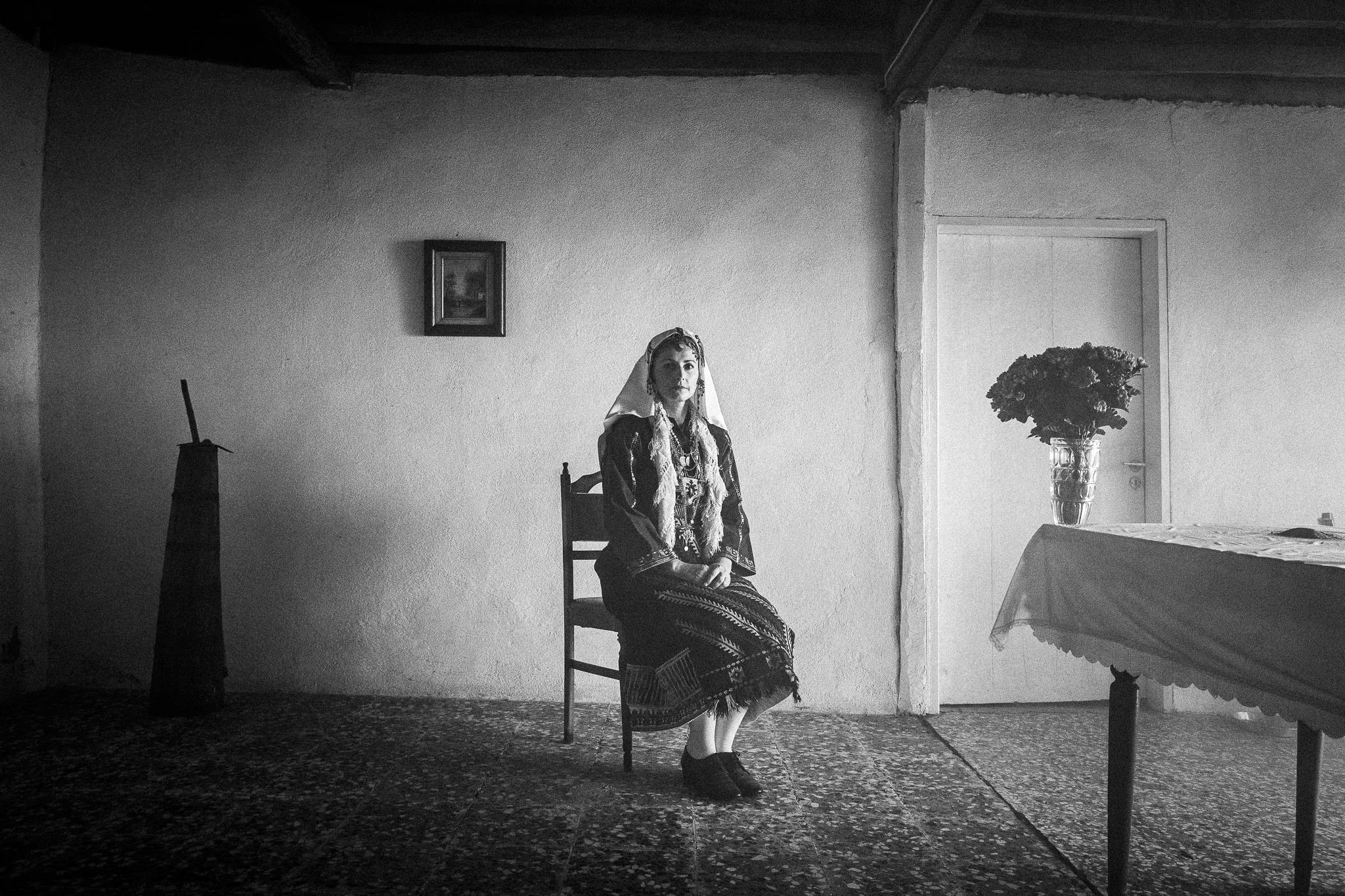 S. villages of Arvanites costume in Mani, Evros, Thrace, Greece, by photographer George Tatakis