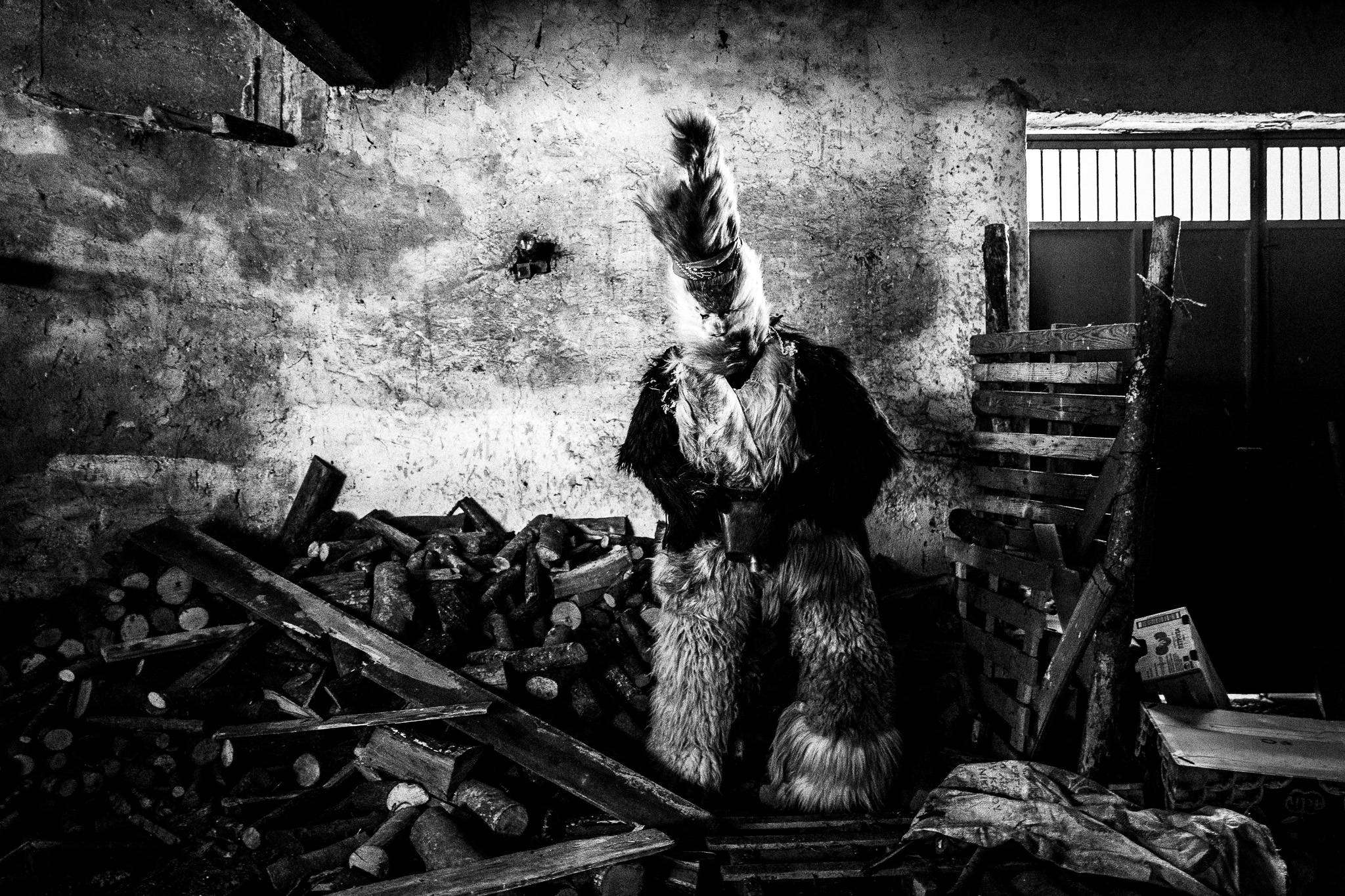 Arkouda of Volax, Pagan Christmas customs of Northern Greece, by photographer George Tatakis